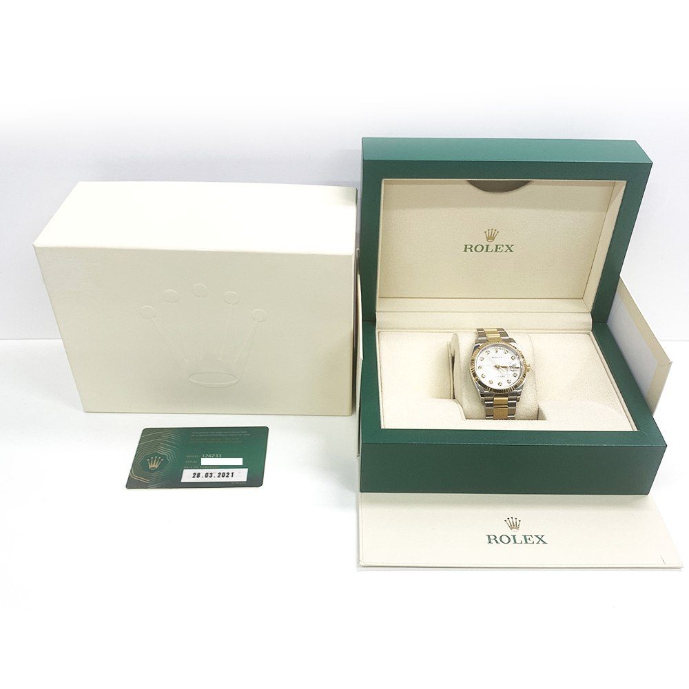 Datejust Yellow Gold & Steel Silver Computer Dial 36mm Product Image 5