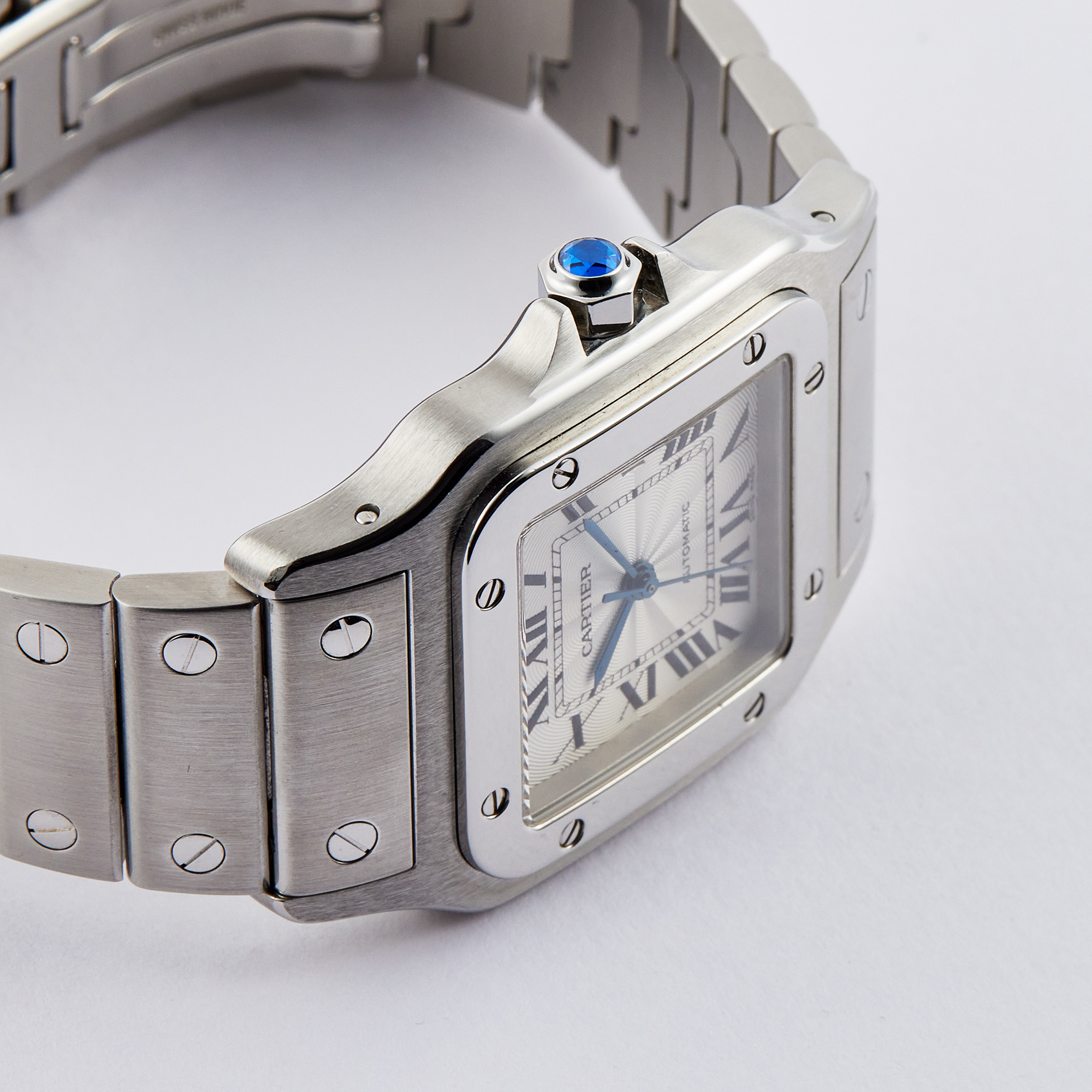 Santos Galbee Steel Silver Dial 29mm Product Image 3