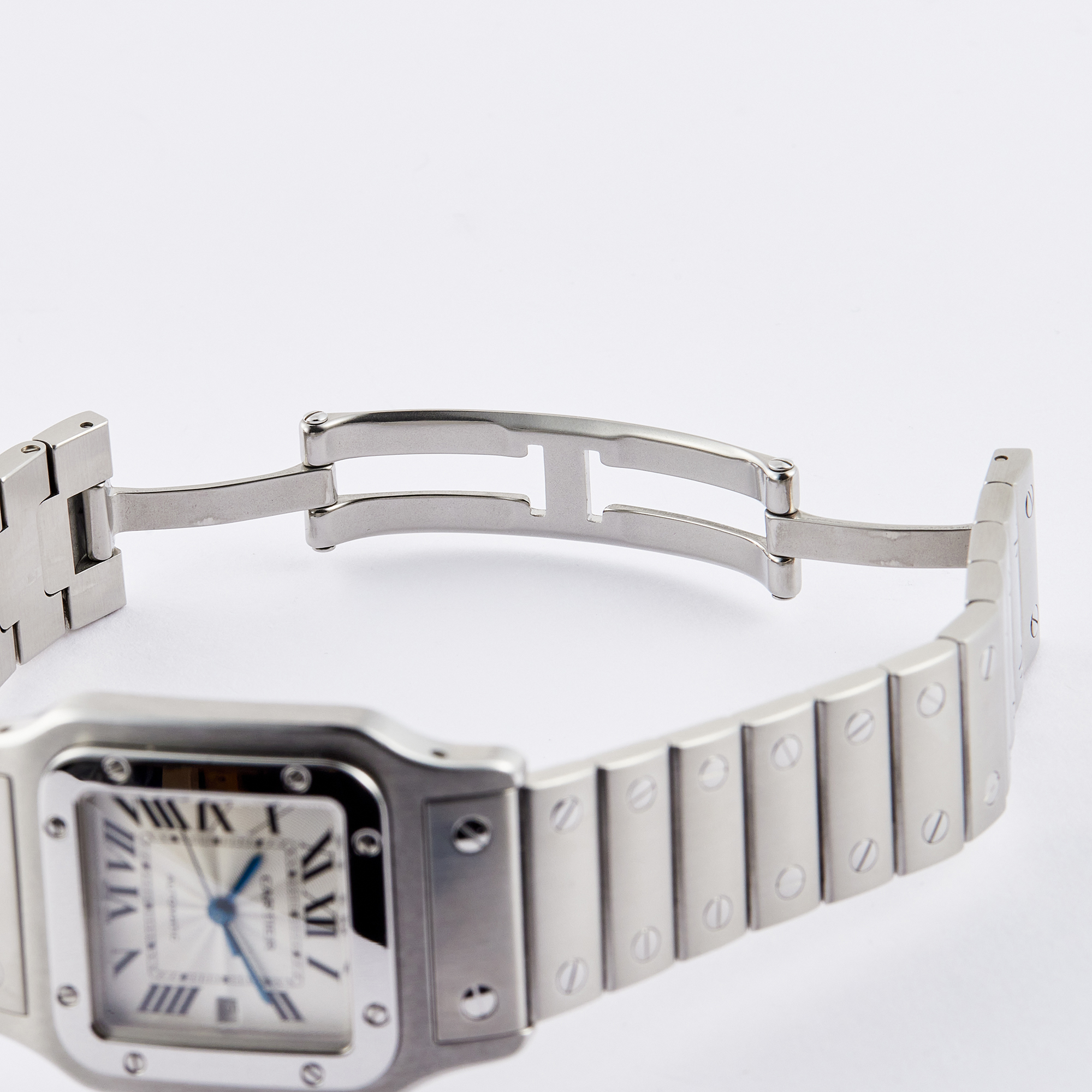 Santos Galbee Steel Silver Dial 29mm Product Image 8