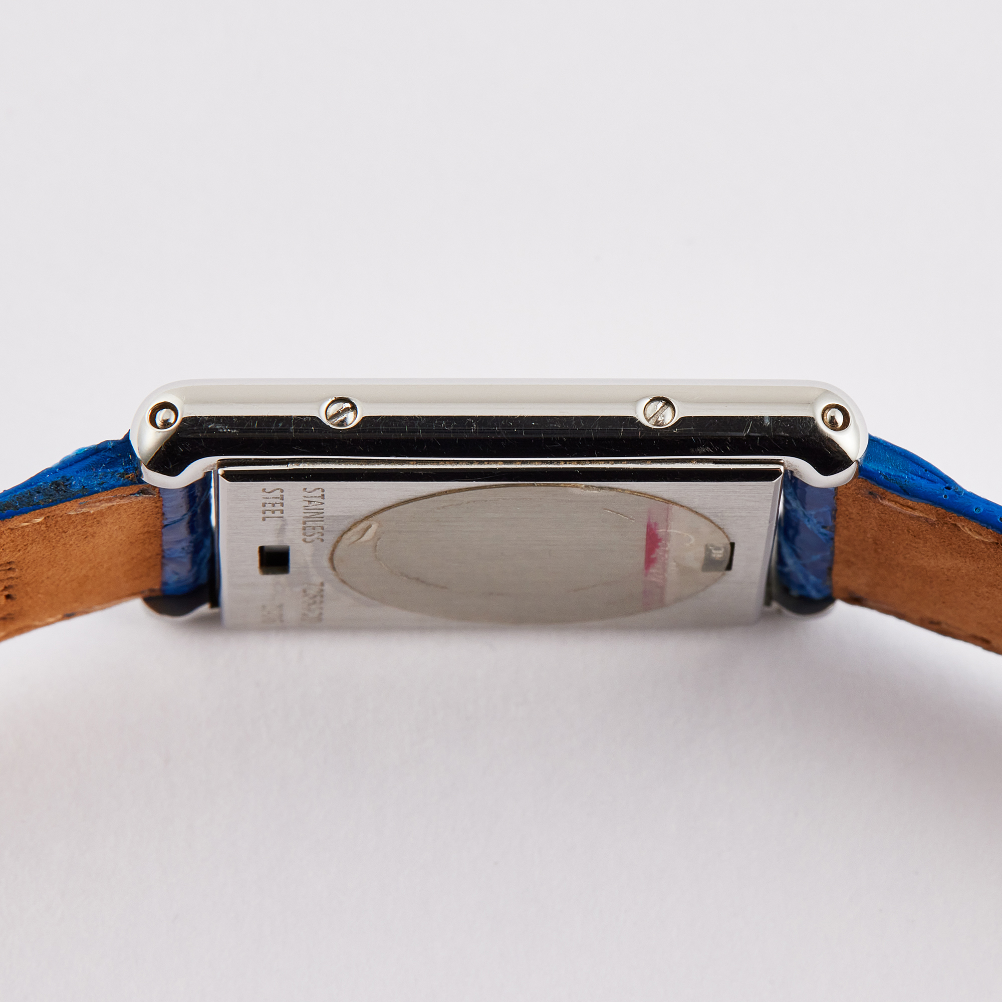 Vintage Tank Basculante Steel White Dial 21mm Product Image 4