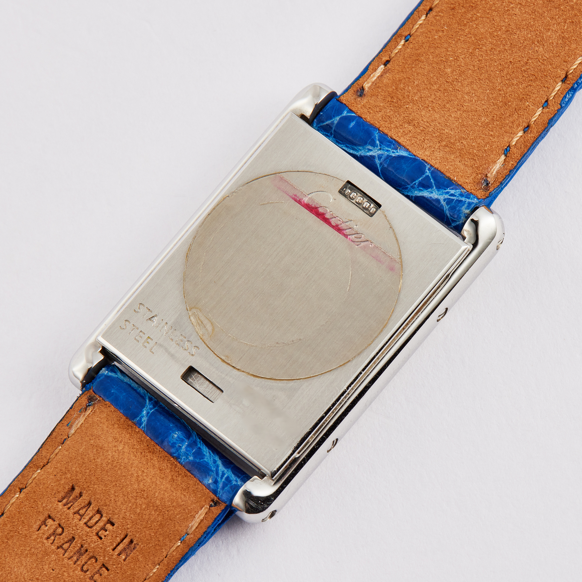 Vintage Tank Basculante Steel White Dial 21mm Product Image 6