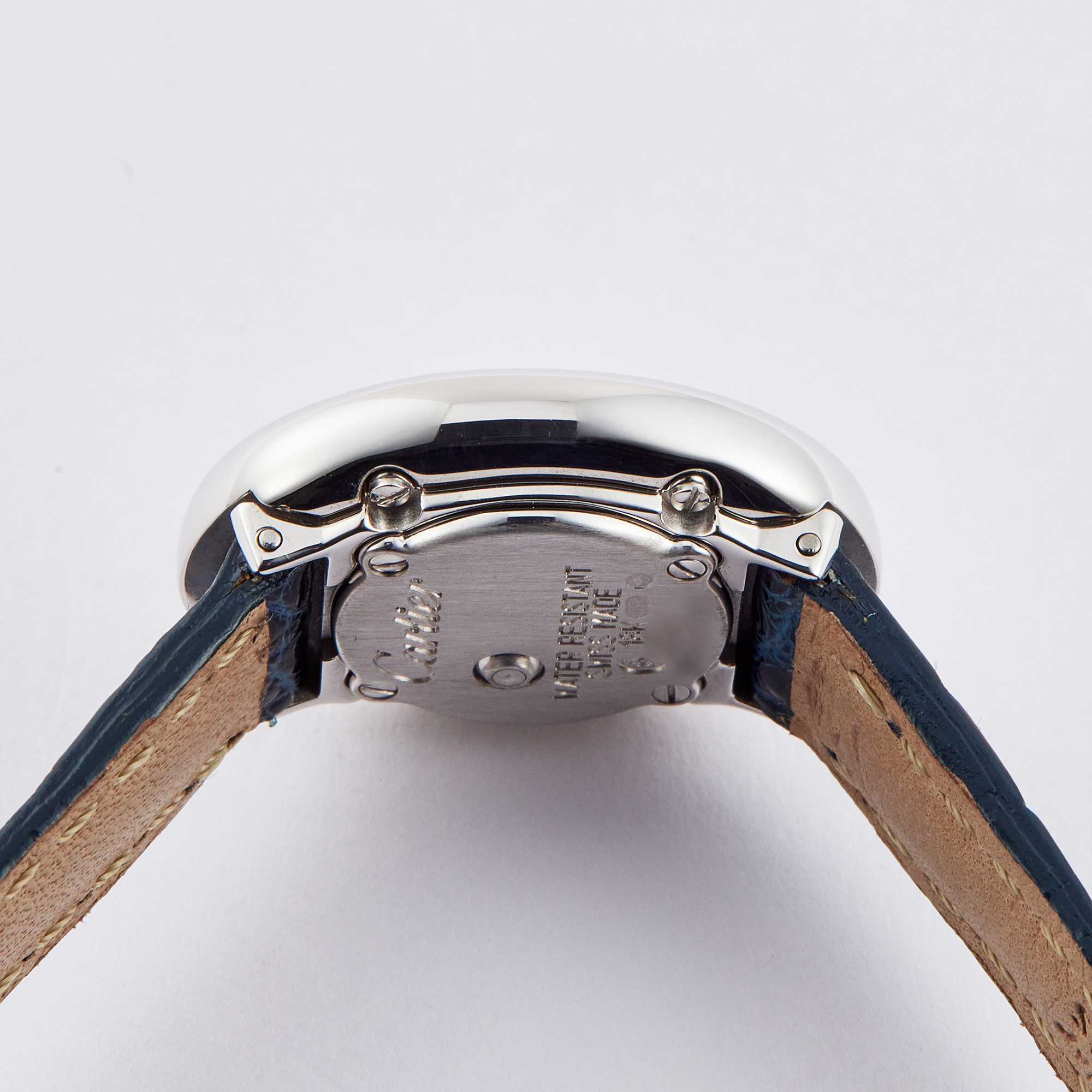Vintage Baignoire de Cartier White Gold Silver Dial 17mm Product Image 5