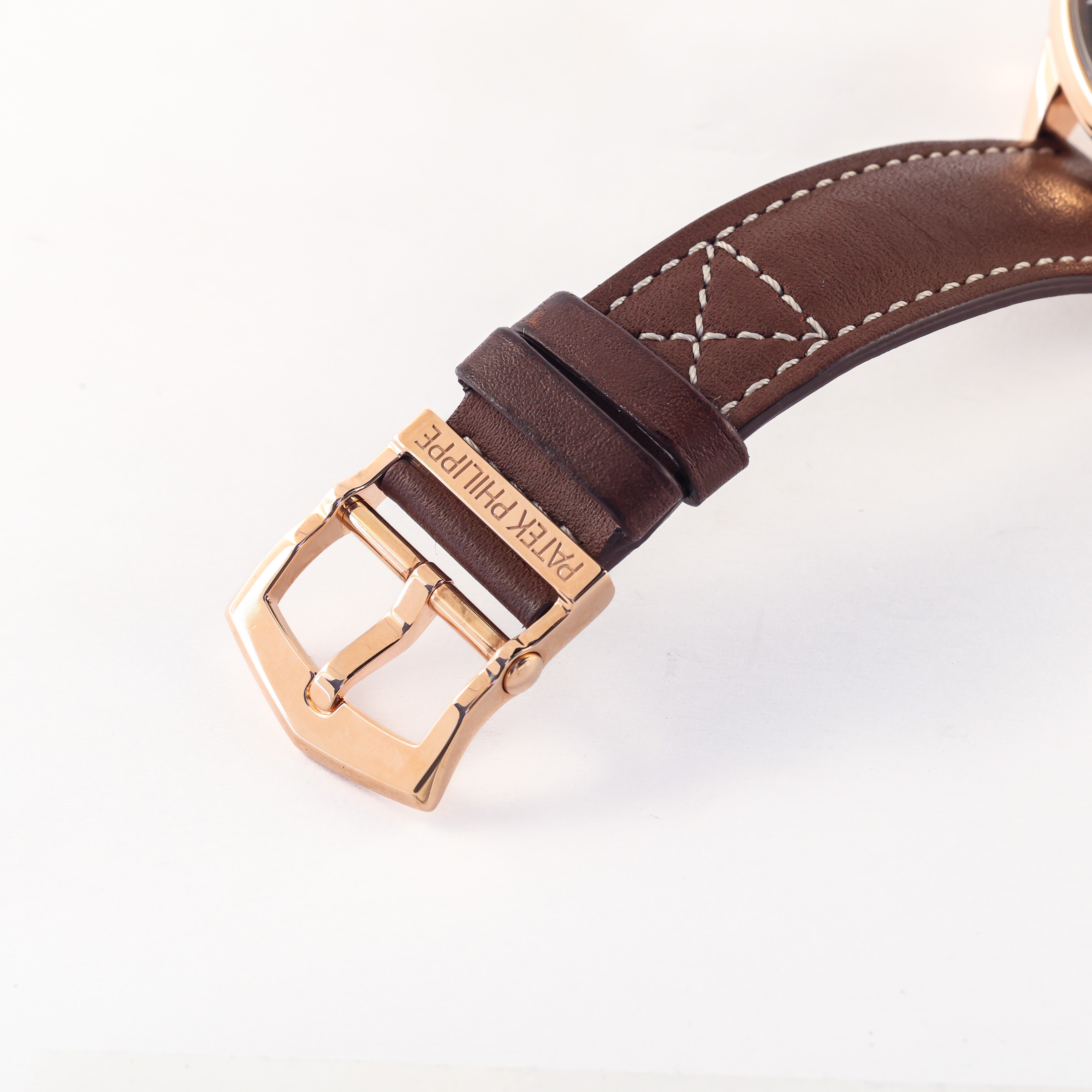Calatrava Pilot Travel Time Rose Gold Brown Dial 42mm Product Image 3