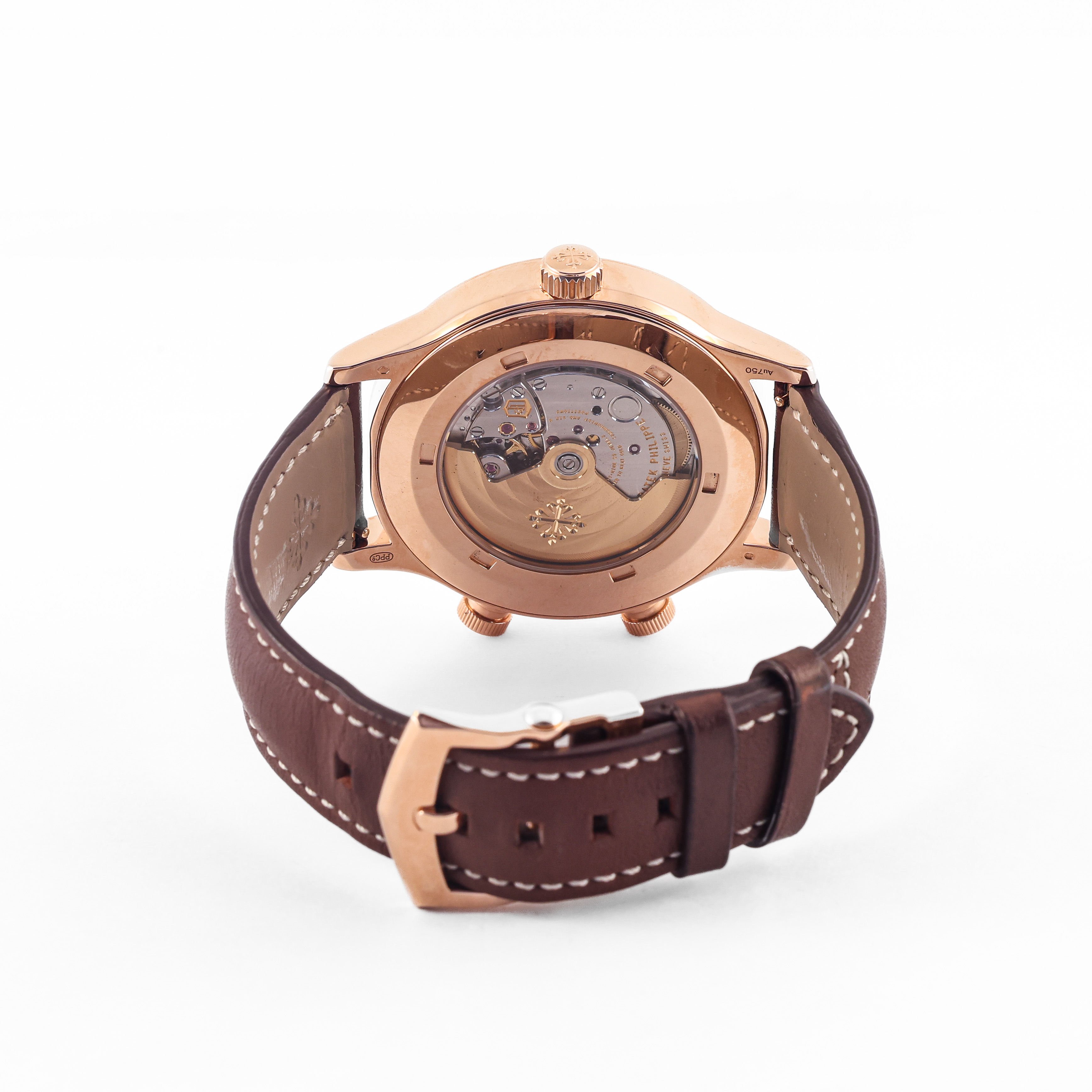 Calatrava Pilot Travel Time Rose Gold Brown Dial 42mm Product Image 7