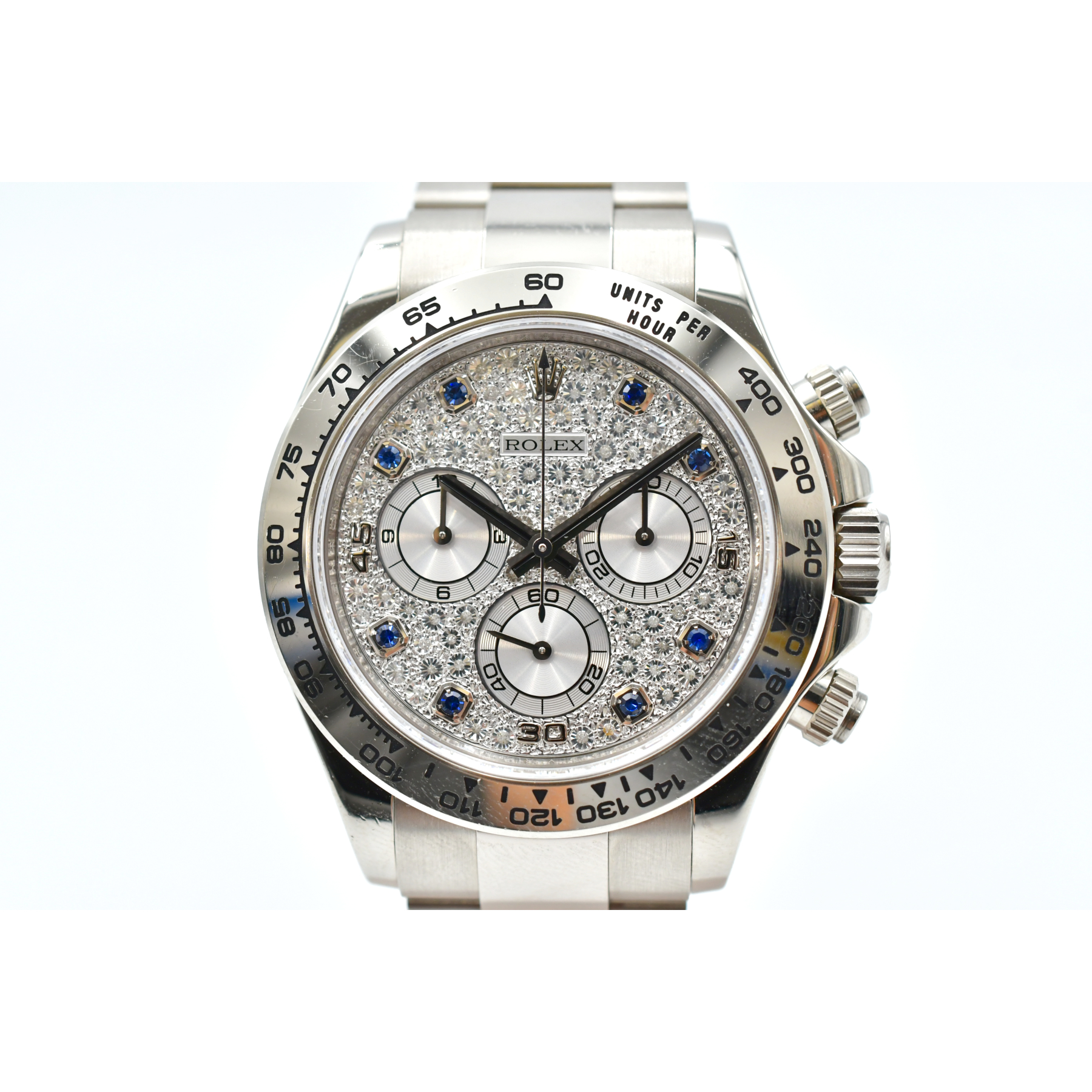 Daytona White Gold Pave Dial 40mm Product Image 1