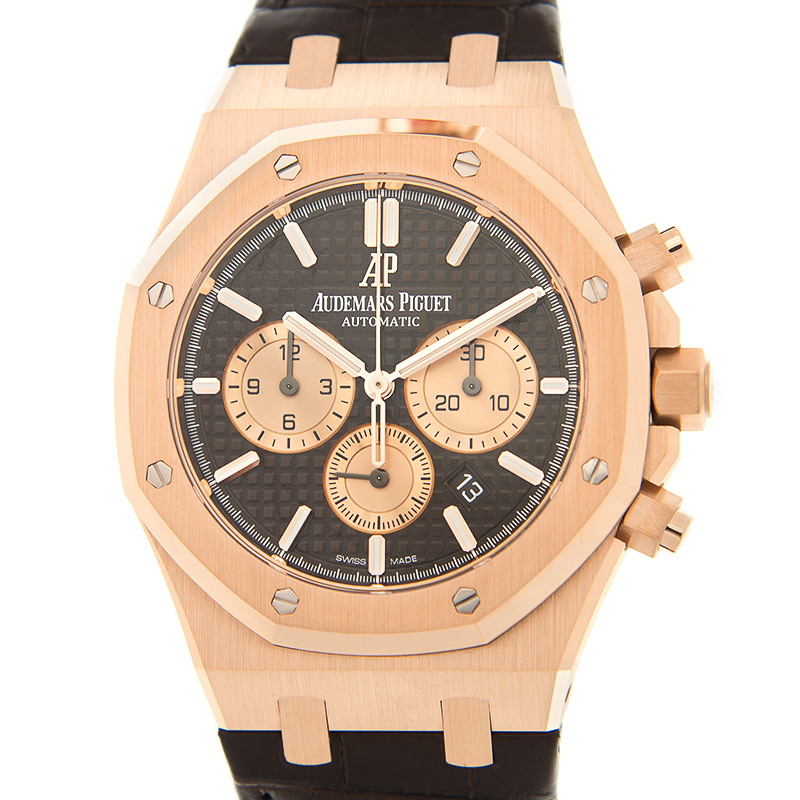 Royal Oak Chronograph Rose Gold Brown Dial 41mm Product Image 1