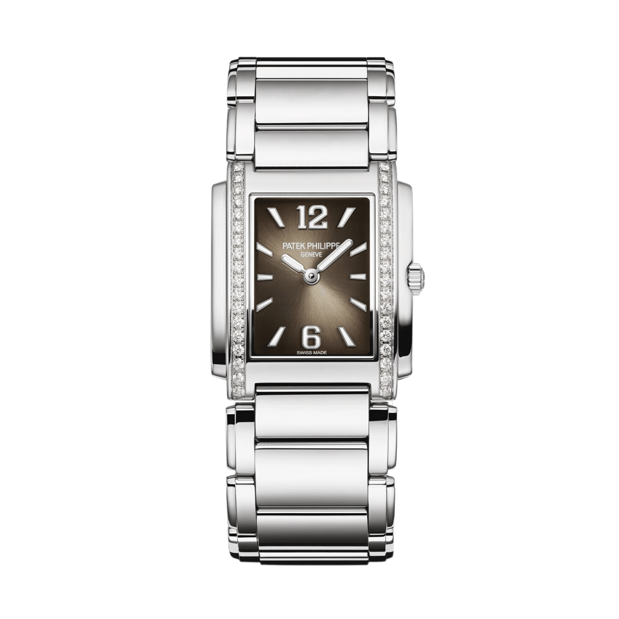 Twenty~4 Manchette Steel Diamond Brown Dial 25mm Product Image