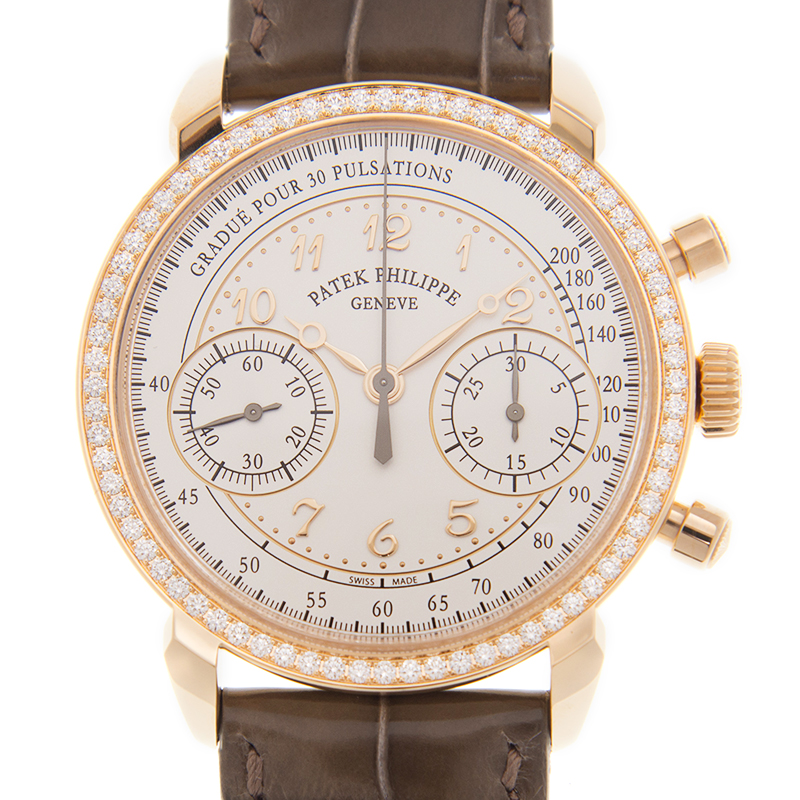 Complications Chronograph Rose Gold Diamond Silver Dial 38mm Product Image 1