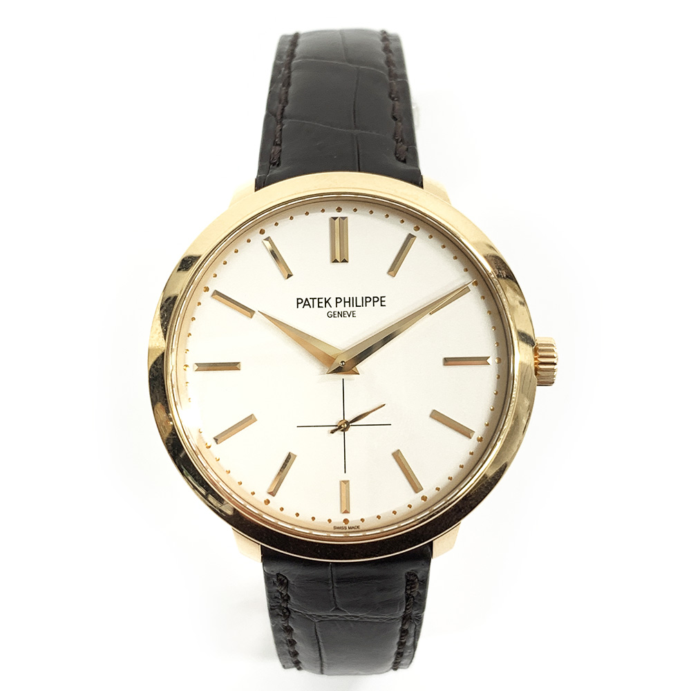 Calatrava Rose Gold Silver Dial 38mm Product Image 1