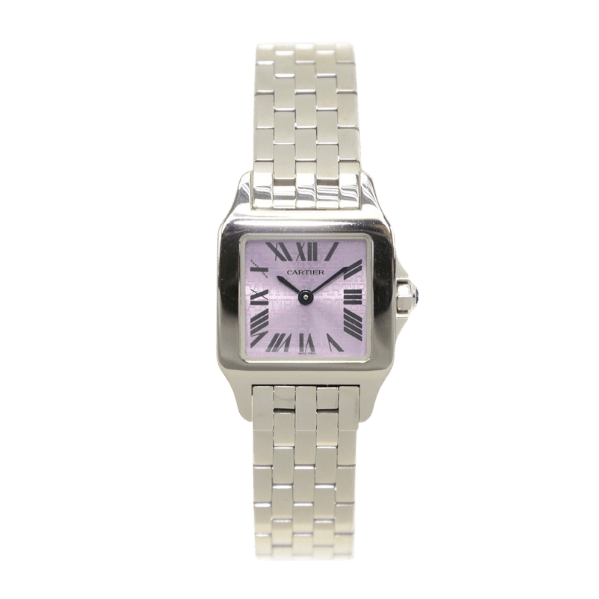 Santos Demoiselle Steel Pink Dial 21mm Product Image