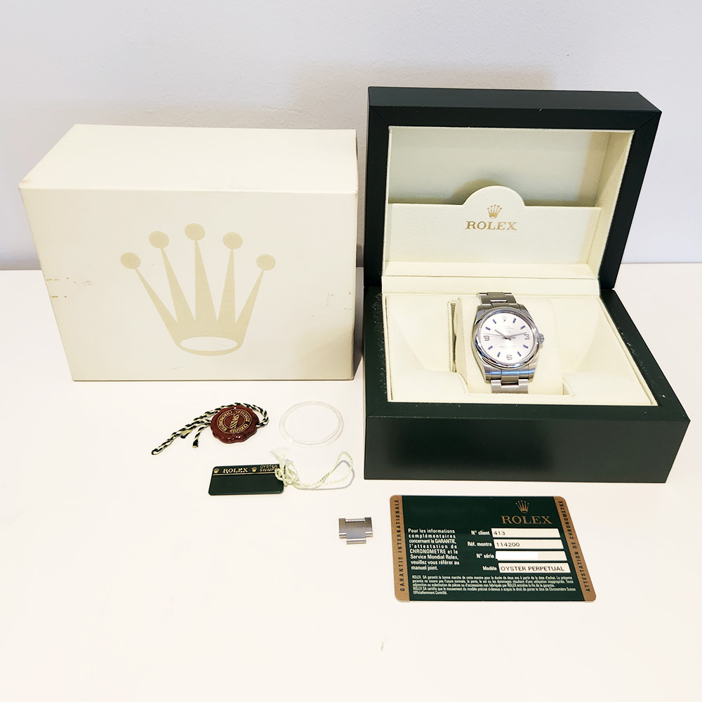 Oyster Perpetual Steel Silver Dial 34mm Product Image 5