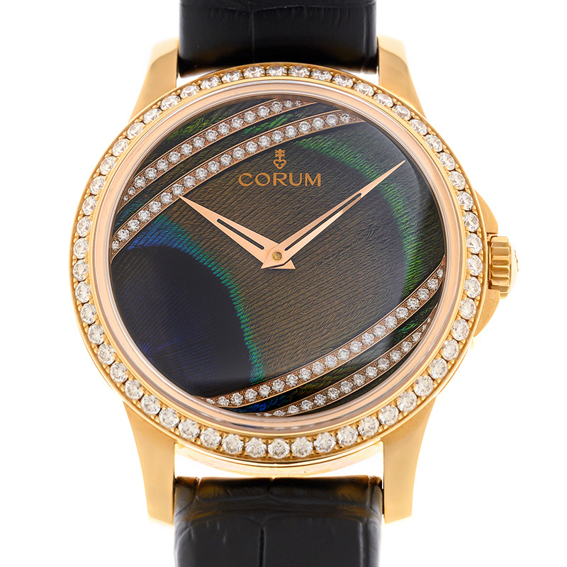 Heritage Rose Gold Diamond Feather Dial 39mm Product Image 1