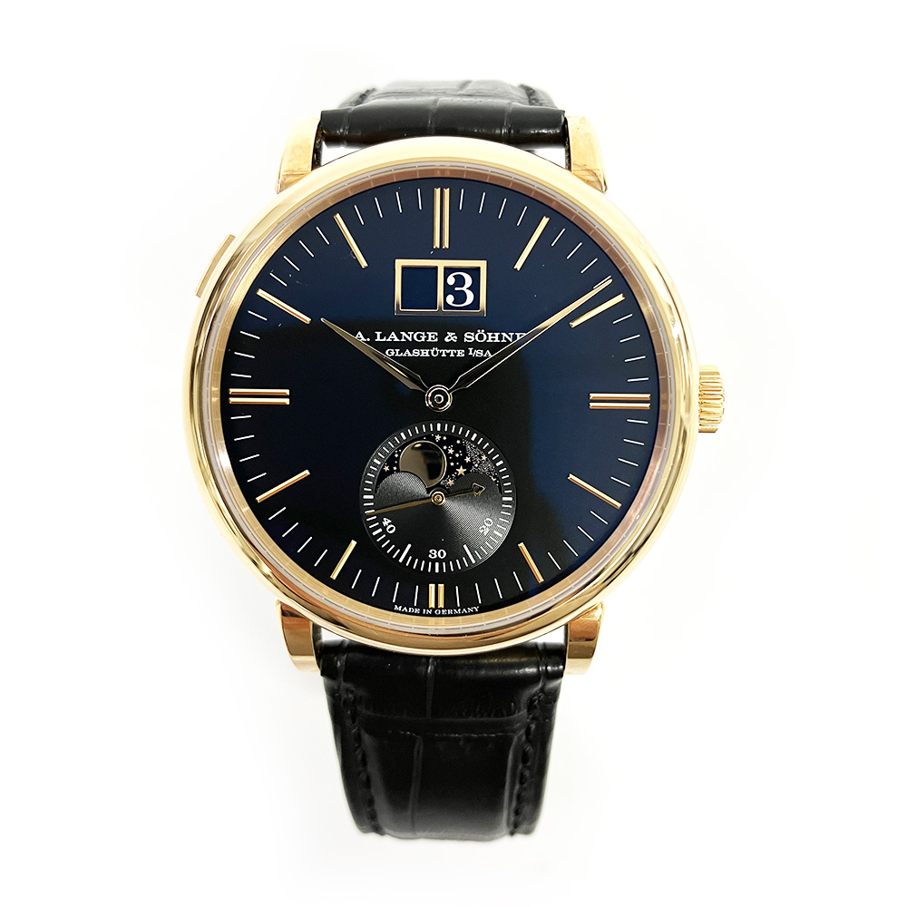 Saxonia Moonphase Rose Gold Black Dial 40mm Product Image 1