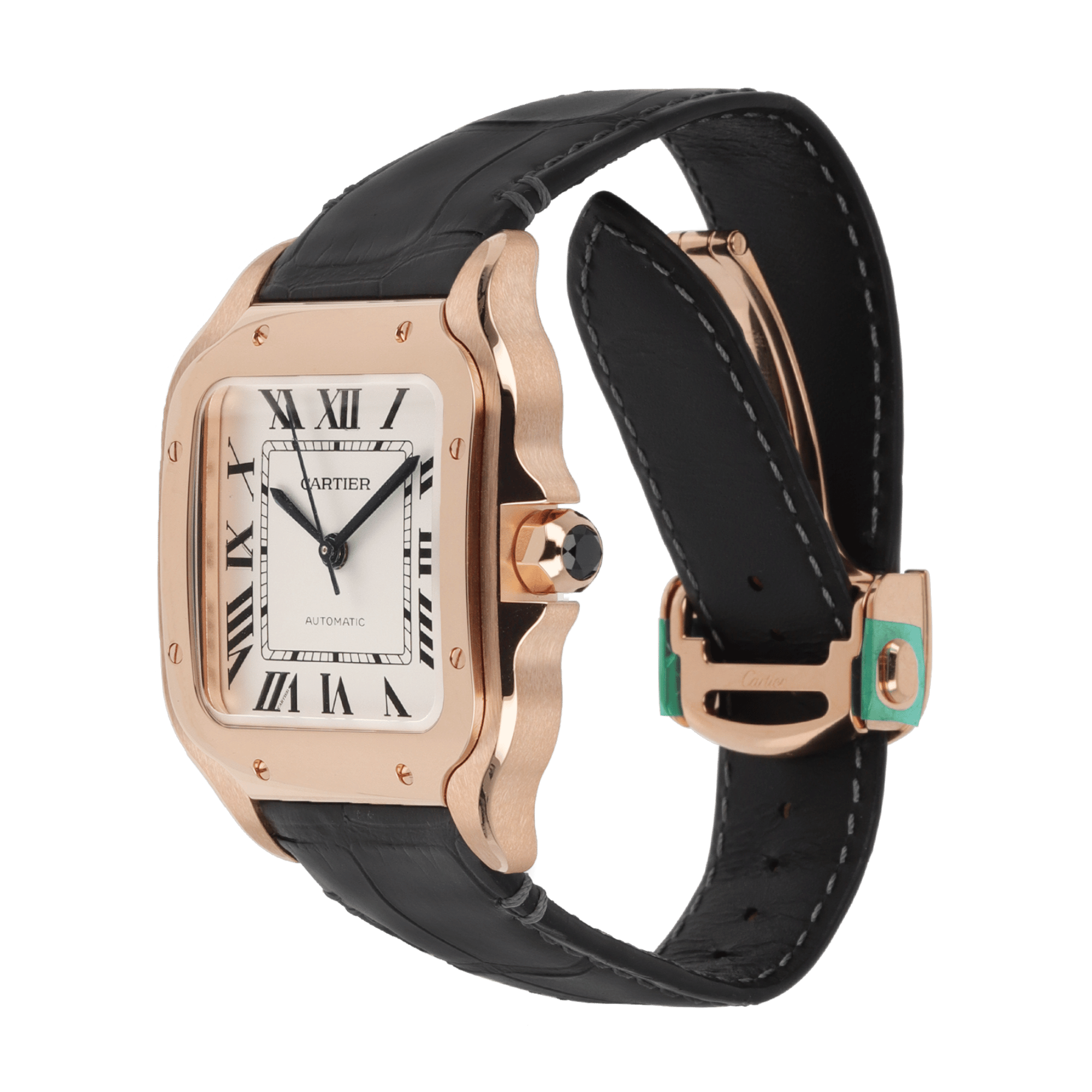 Santos de Cartier Rose Gold White Dial 35mm Product Image 2