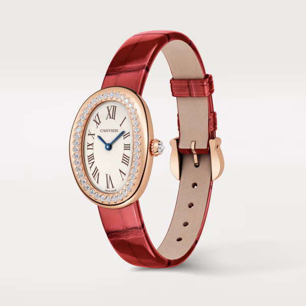 Baignoire de Cartier Rose Gold Diamond Silver Dial 23mm Product Image 2