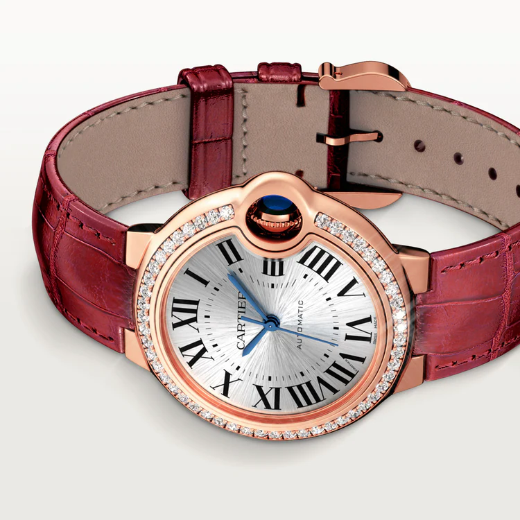 Ballon Bleu de Cartier Rose Gold Silver Dial 33mm Product Image 2
