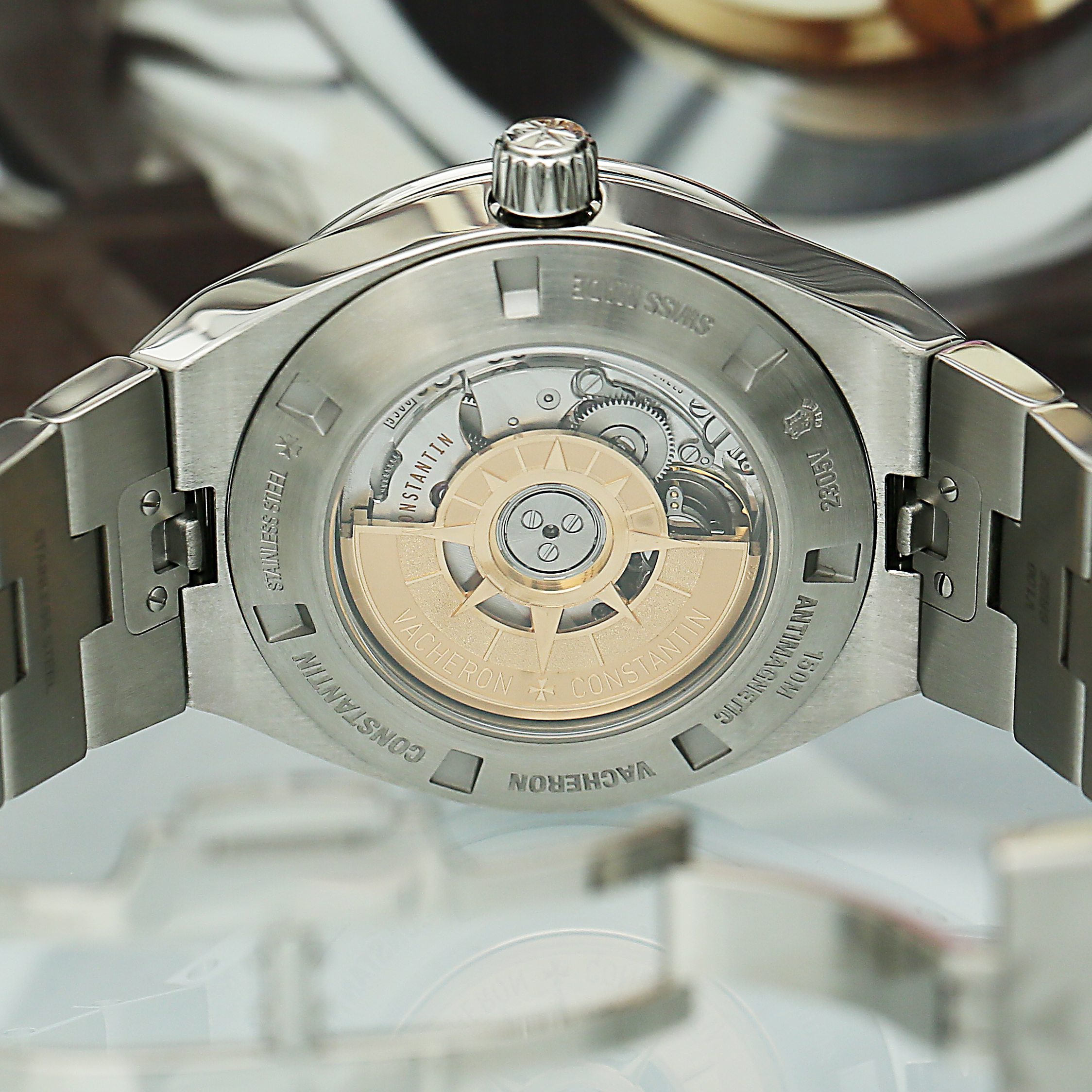 Overseas Steel Diamond Blue Dial 37mm Product Image 5