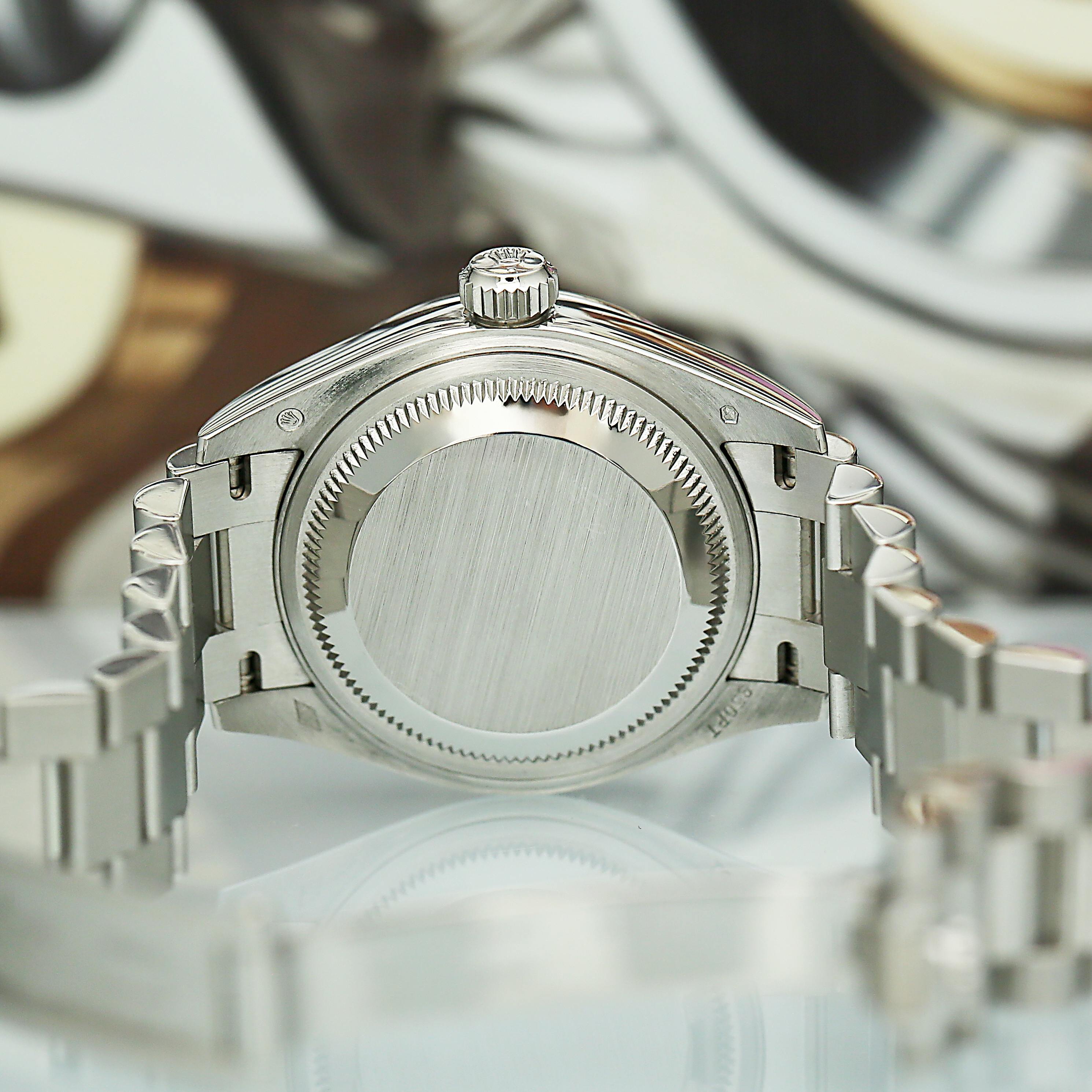 Lady-Datejust Platinum Diamond Ice Blue Dial 28mm Product Image 5