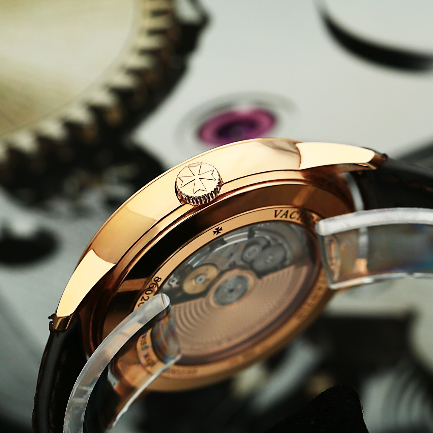 Patrimony Retrograde Day-Date Rose Gold Silver Dial 42mm Product Image 4