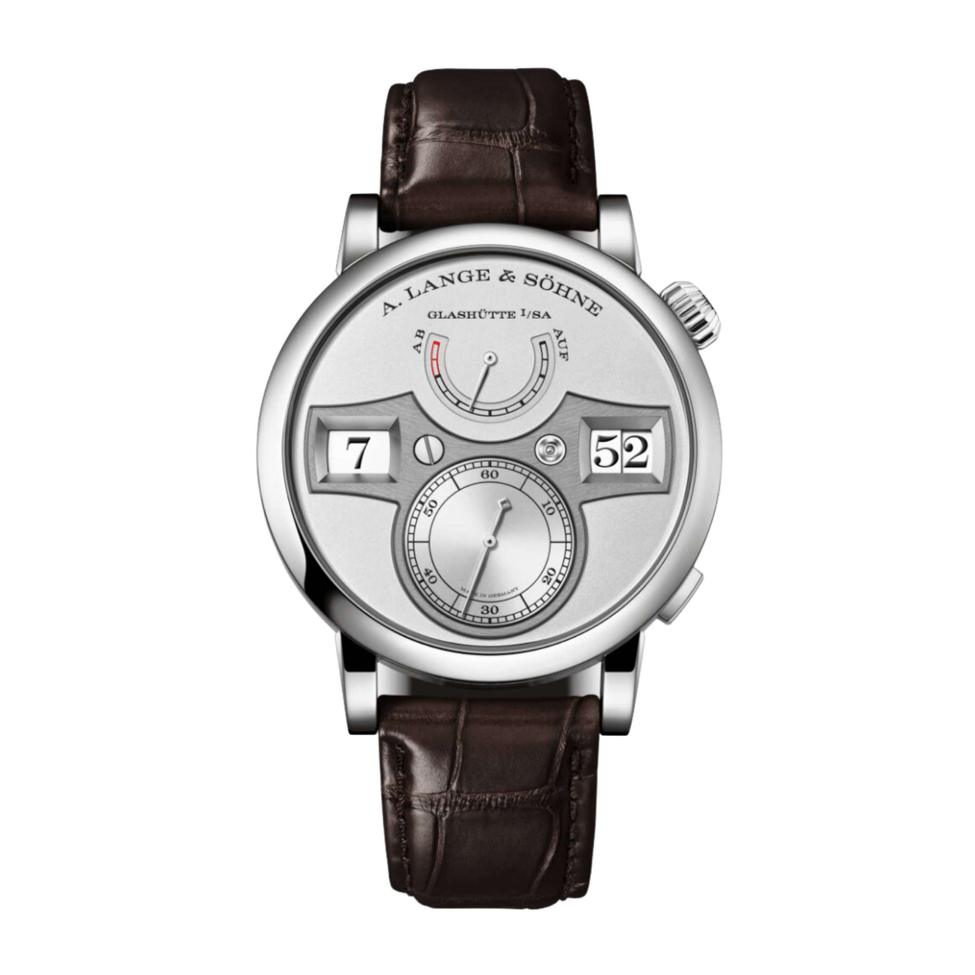Zeitwerk Platinum Silver Dial 42mm Product Image