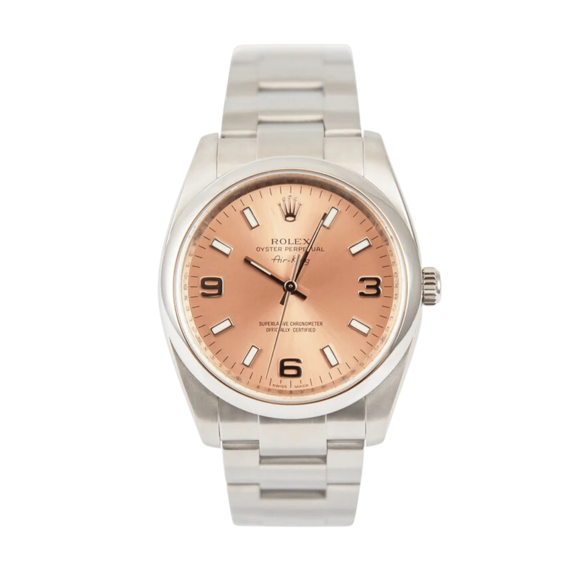 Air-King Steel Salmon Dial 34mm Product Image