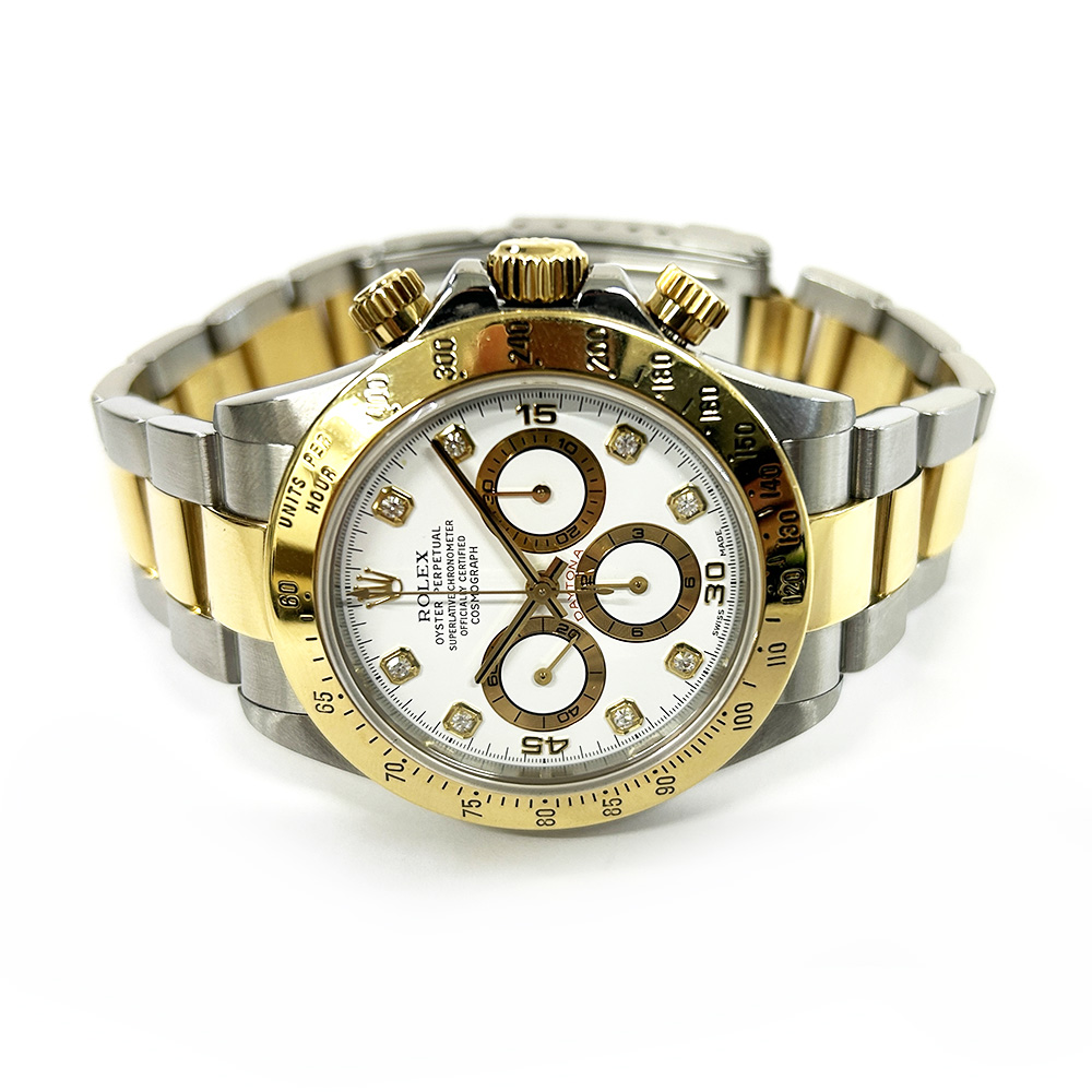 Daytona "Zenith" Yellow Gold & Steel White Dial 40mm Product Image 2