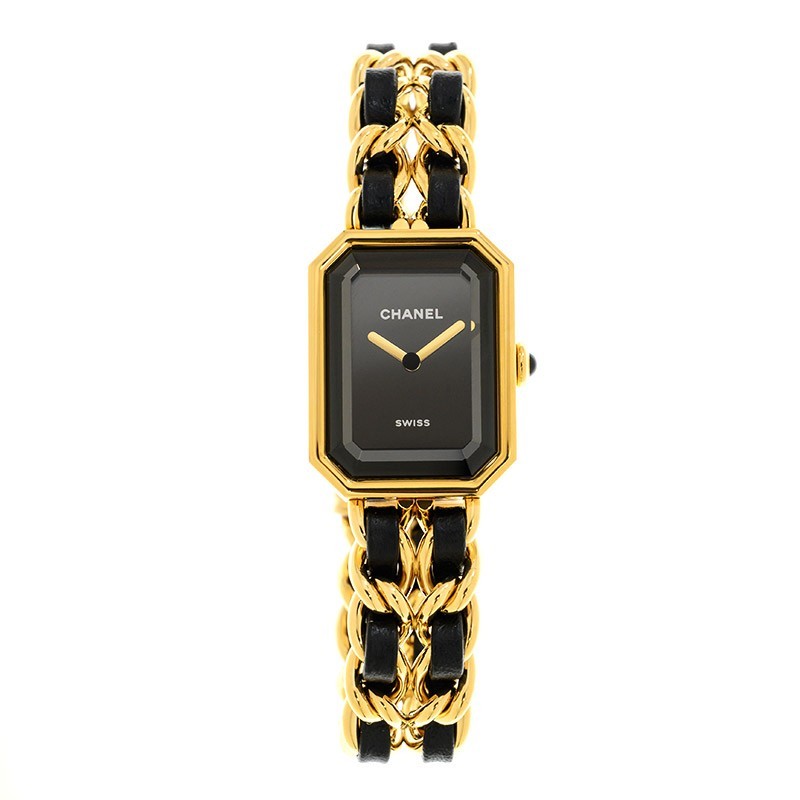 Premiere Edition Originale Steel Coated with Yellow Gold Black Dial 20mm Product Image 1