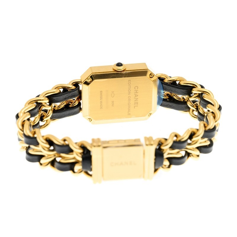Premiere Edition Originale Steel Coated with Yellow Gold Black Dial 20mm Product Image 4