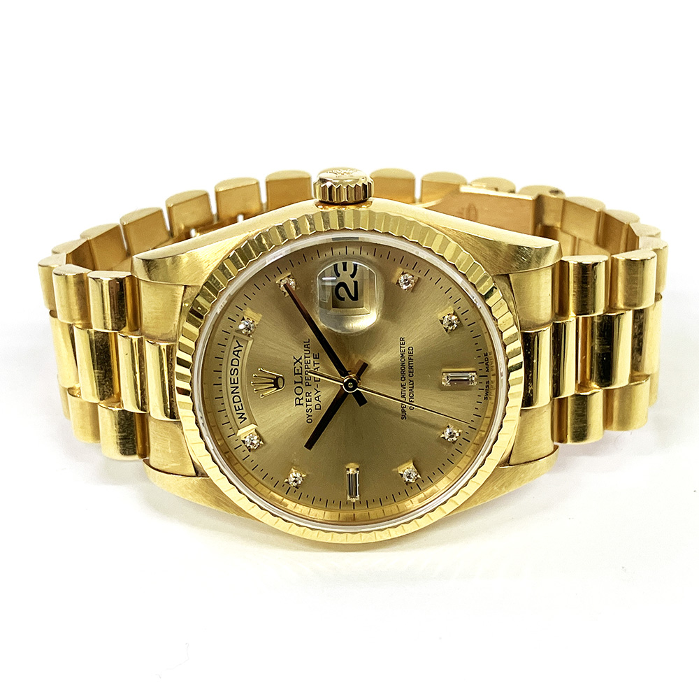 Day-Date Yellow Gold Champagne Dial 36mm Product Image 2