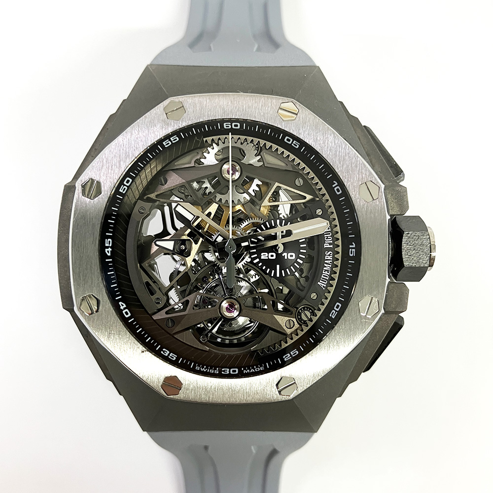 Royal Oak Concept Tourbillon Chronograph Titanium Ceramic Skeleton Dial 44mm Product Image 1