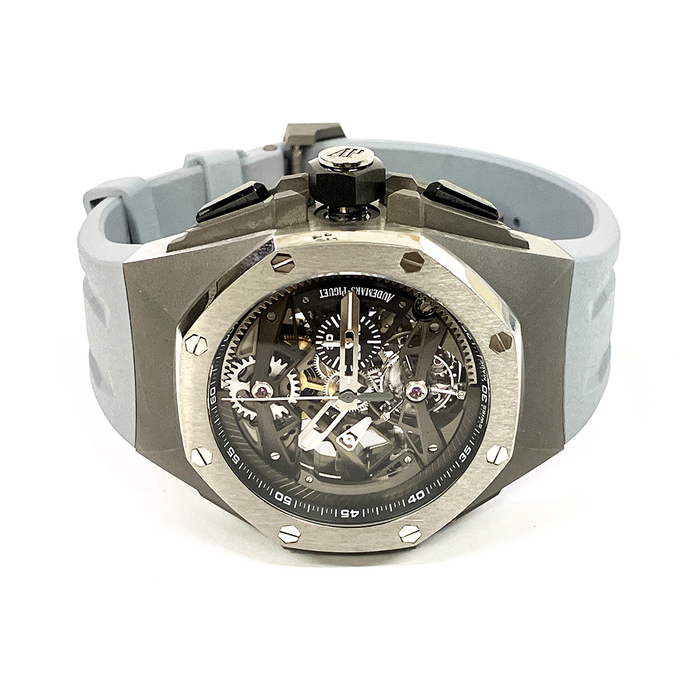 Royal Oak Concept Tourbillon Chronograph Titanium Ceramic Skeleton Dial 44mm Product Image 2