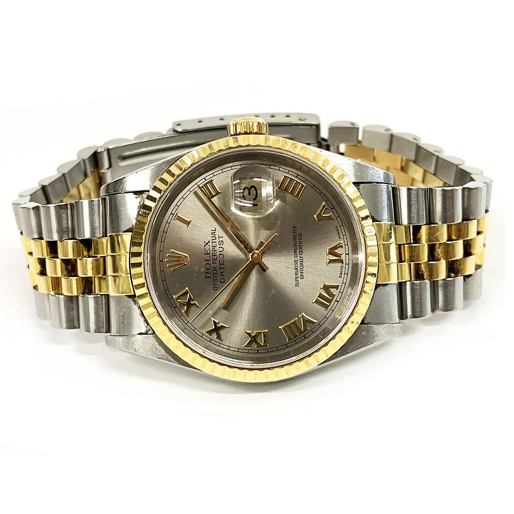 Datejust Yellow Gold & Steel Grey Dial 36mm Product Image 2