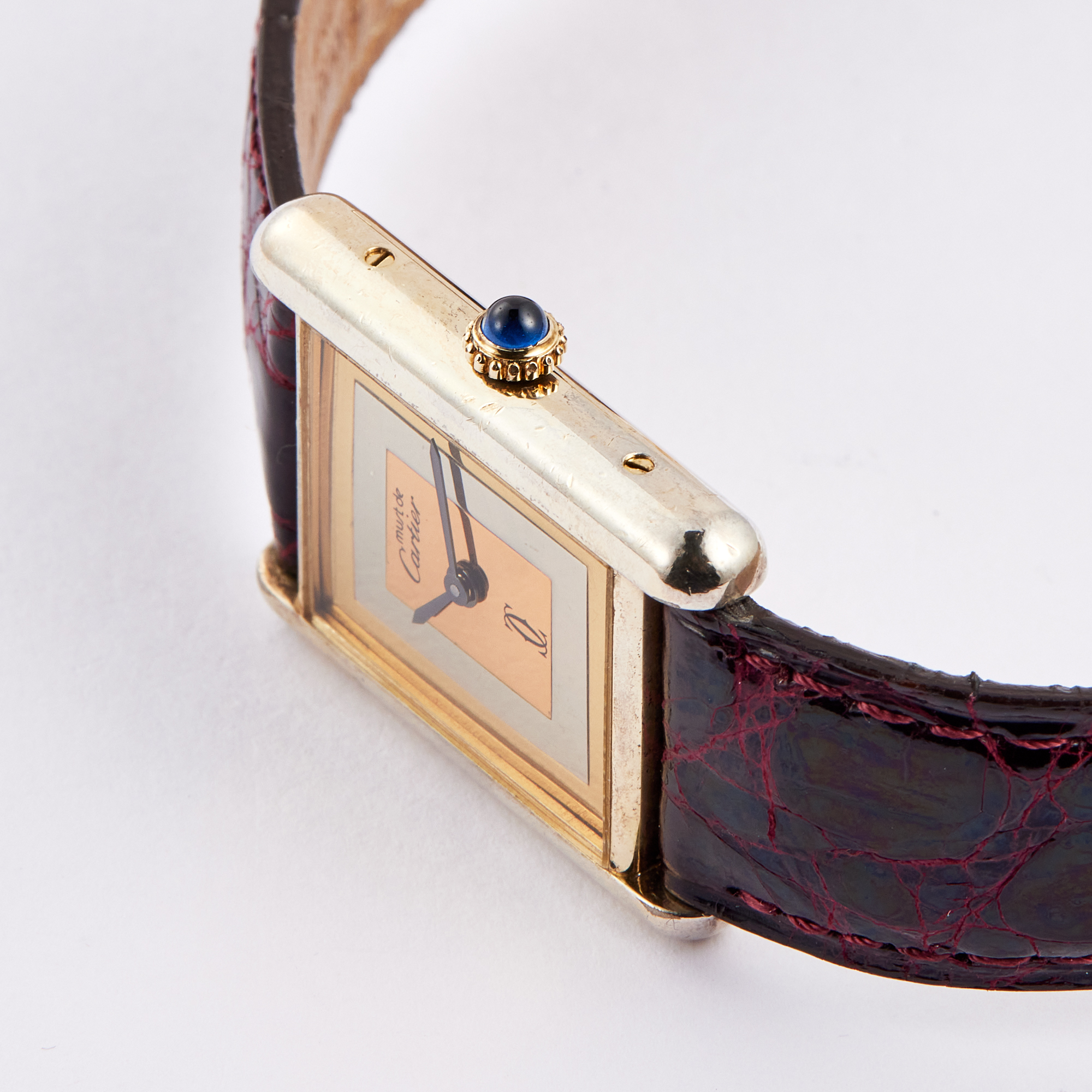 Vintage Must de Cartier Silver with Gold Plated Multi-Color Dial 24mm Product Image 2