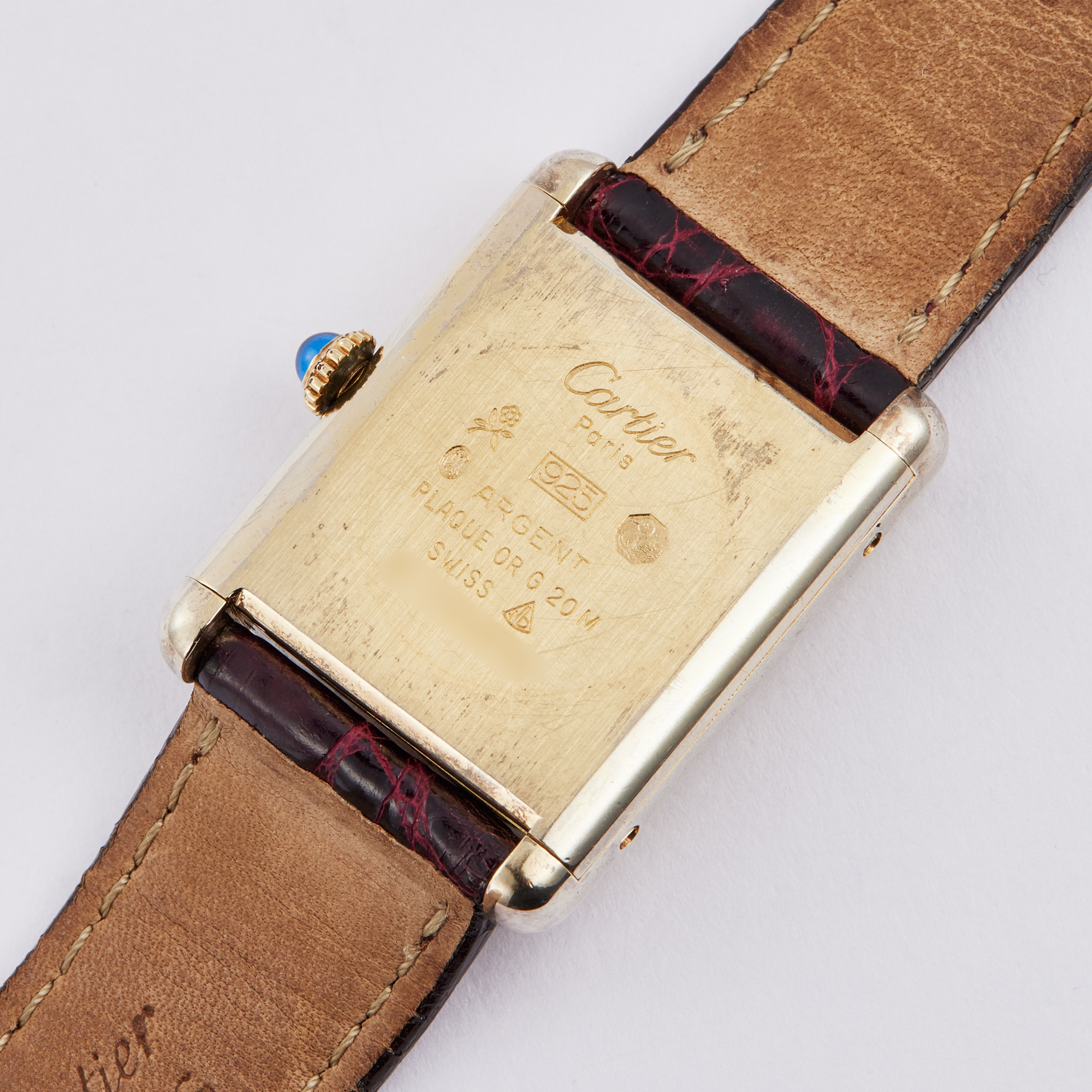 Vintage Must de Cartier Silver with Gold Plated Multi-Color Dial 24mm Product Image 6