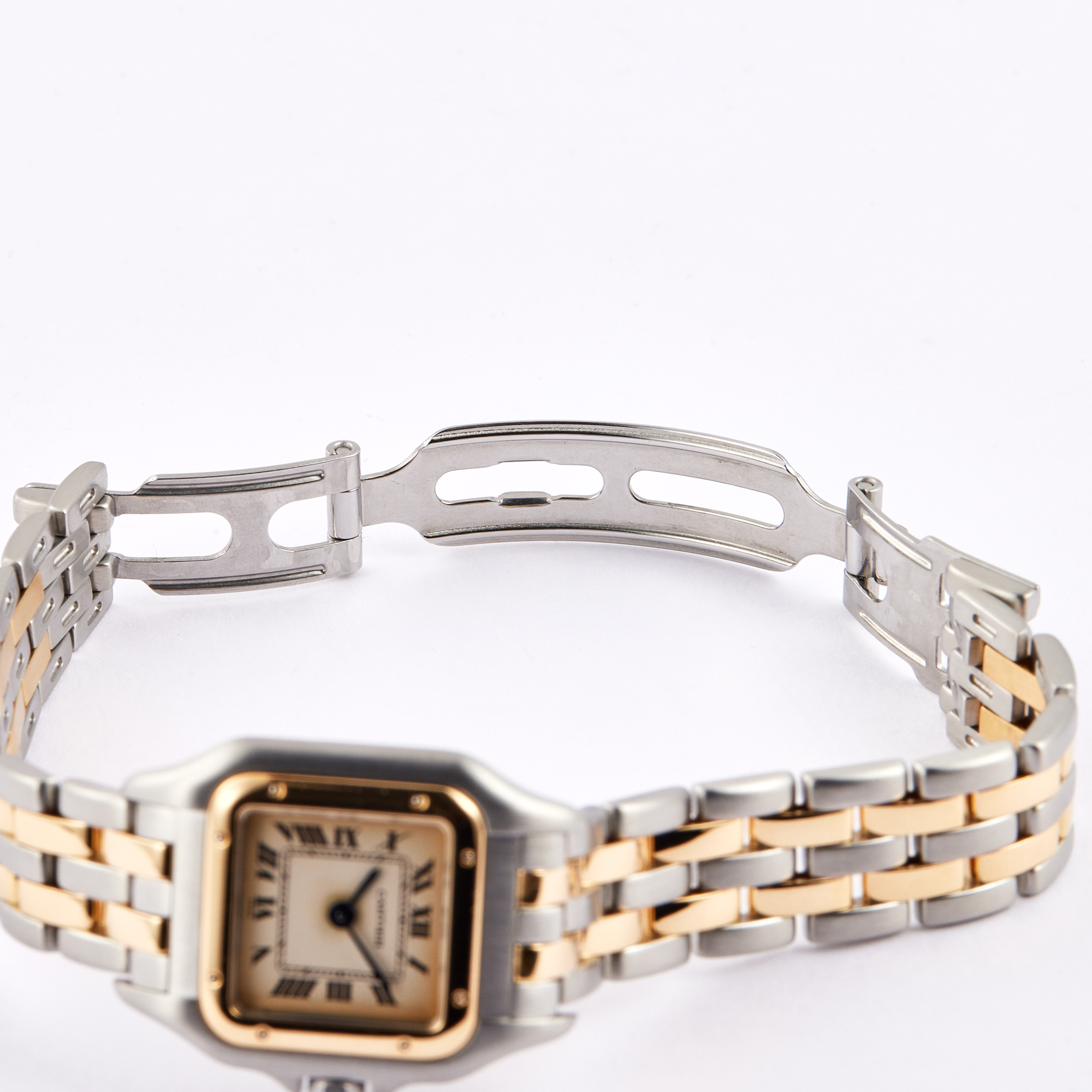 Vintage Panthère de Cartier Yellow Gold & Steel White Dial 22mm Product Image 8
