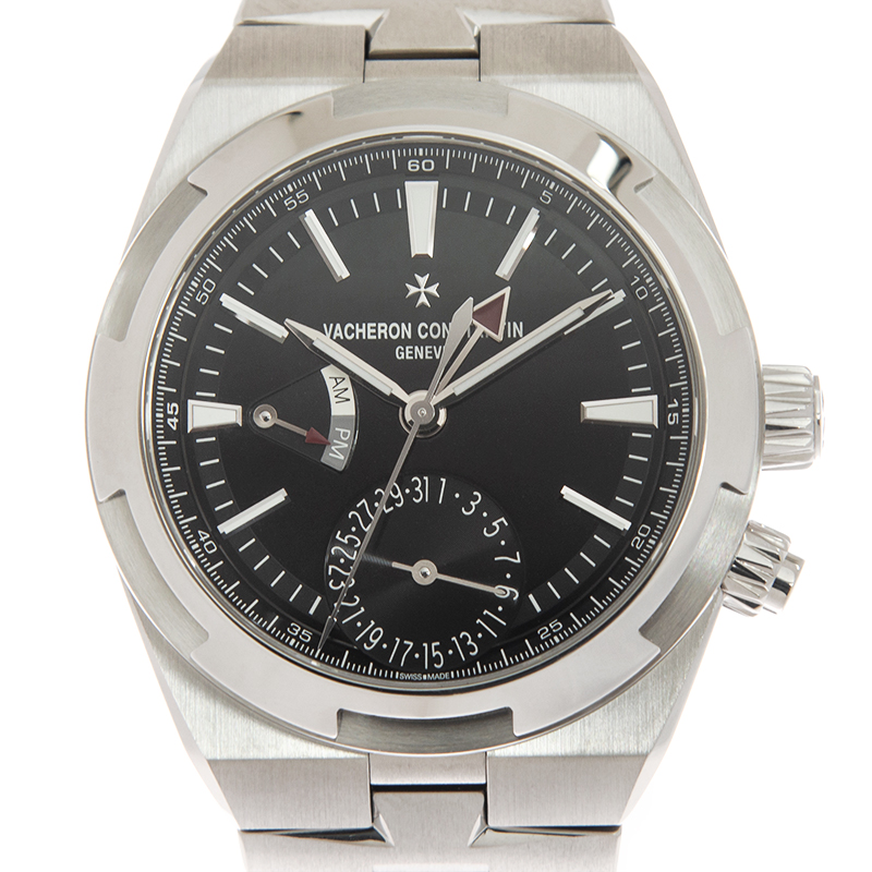 Overseas Dual Time Steel Black Dial 41mm Product Image 3