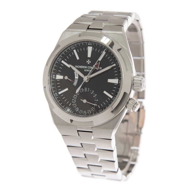 Overseas Dual Time Steel Black Dial 41mm Product Image 2