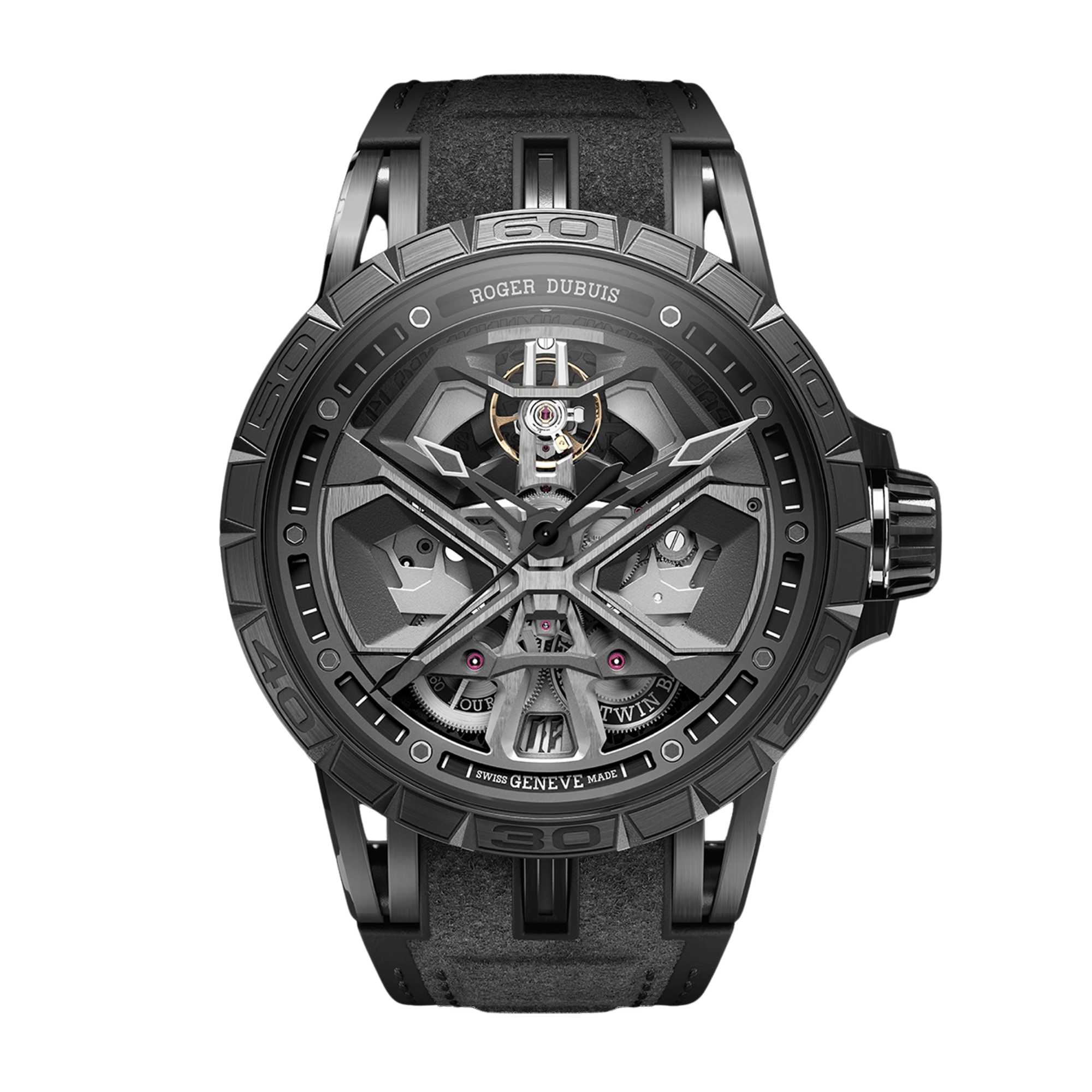 Excalibur Spider Huracan Single Balance Titanium Skeleton Dial 45mm Product Image
