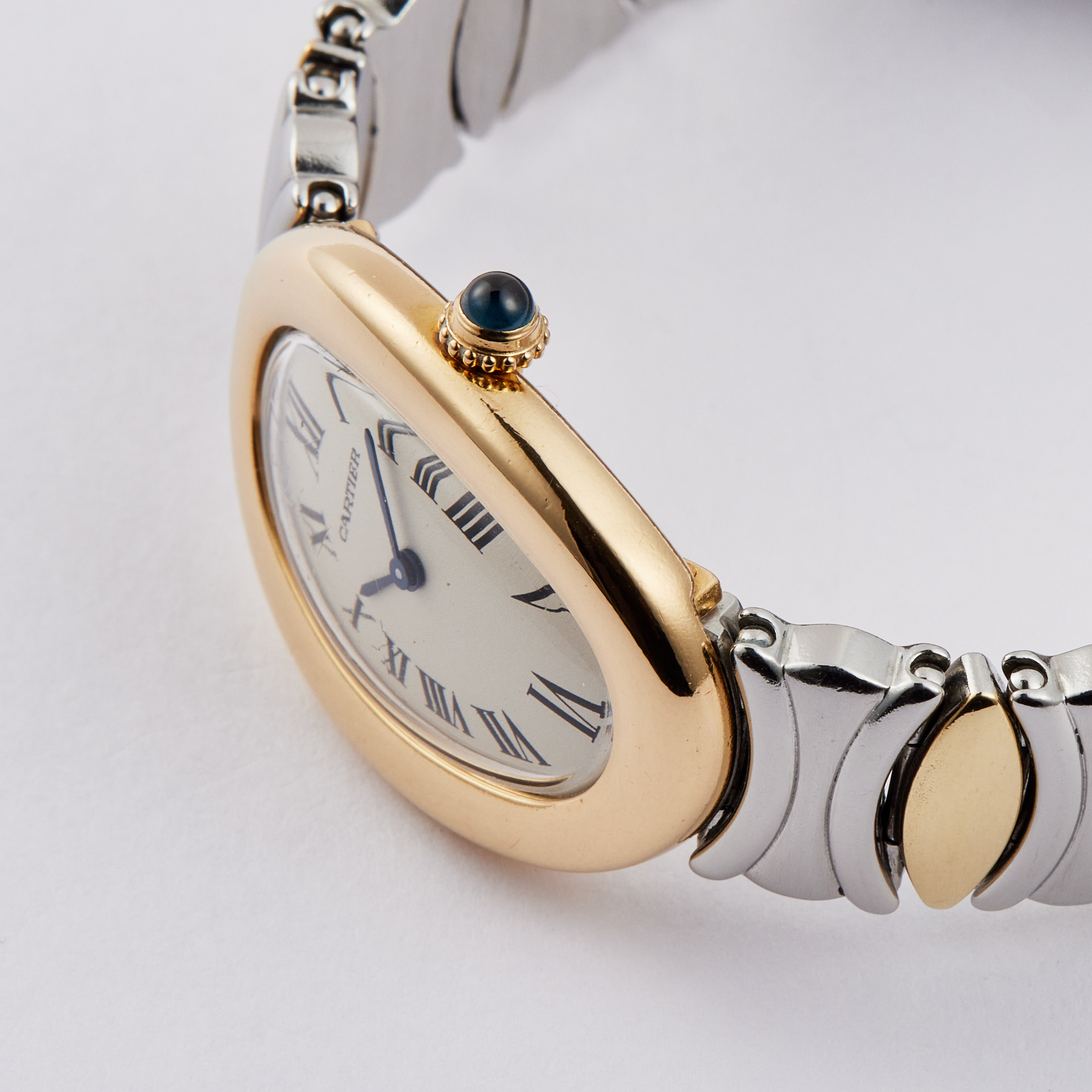 Baignoire de Cartier Yellow Gold & Steel White Dial 22mm Product Image 2