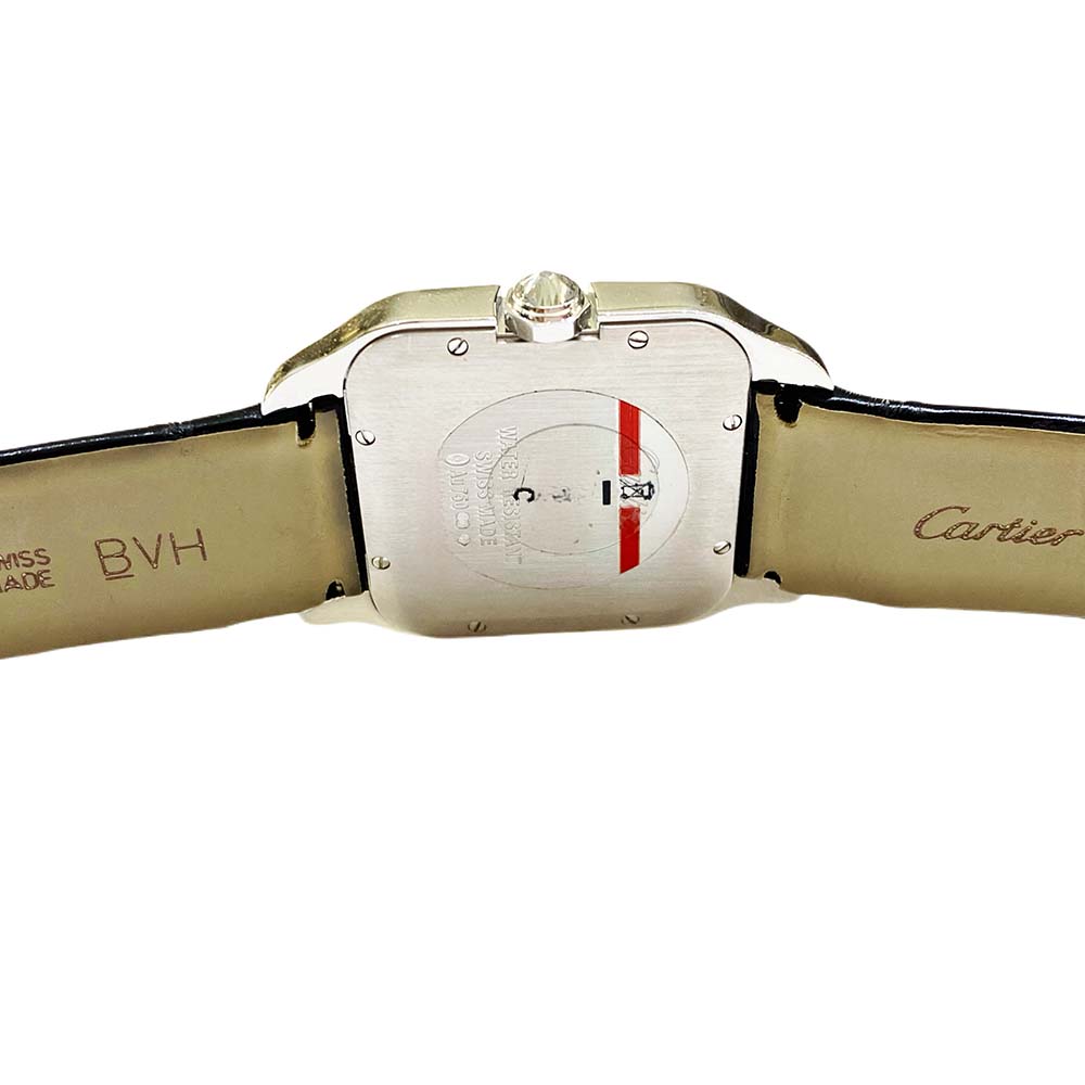 Santos-Dumont White Gold Diamond Silver Dial 30mm Product Image 5