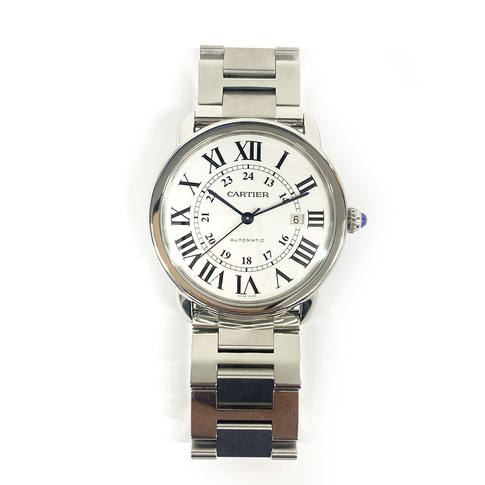 Ronde de Cartier Steel White Dial 42mm Product Image 1