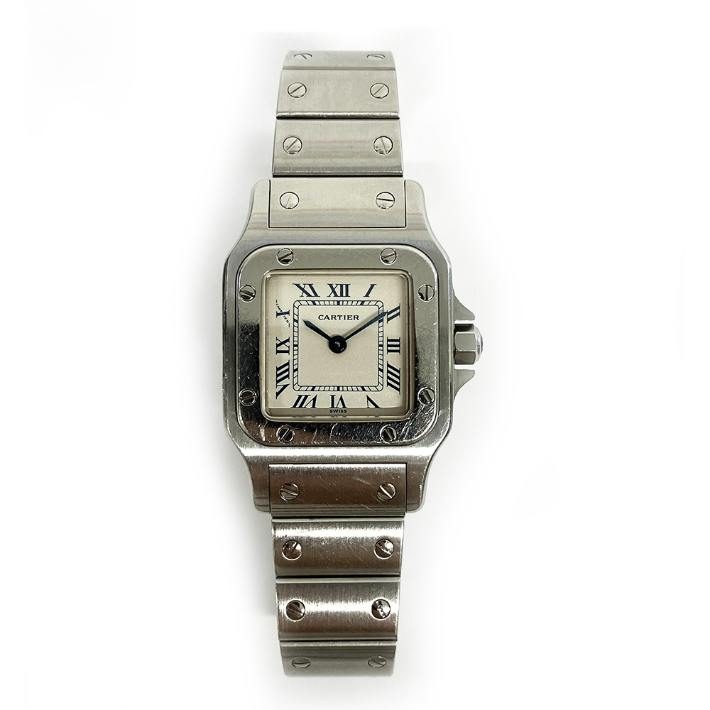 Santos Galbee Steel Silver Dial 24mm Product Image 1
