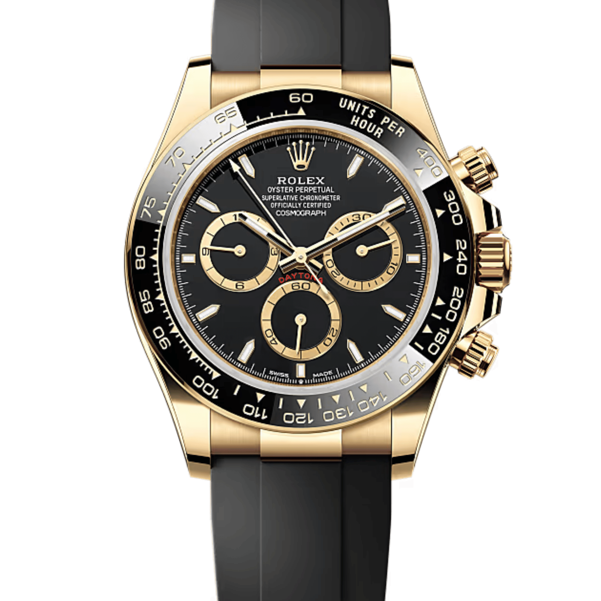 Daytona Yellow Gold Oysterflex Black Dial 40mm Product Image 1
