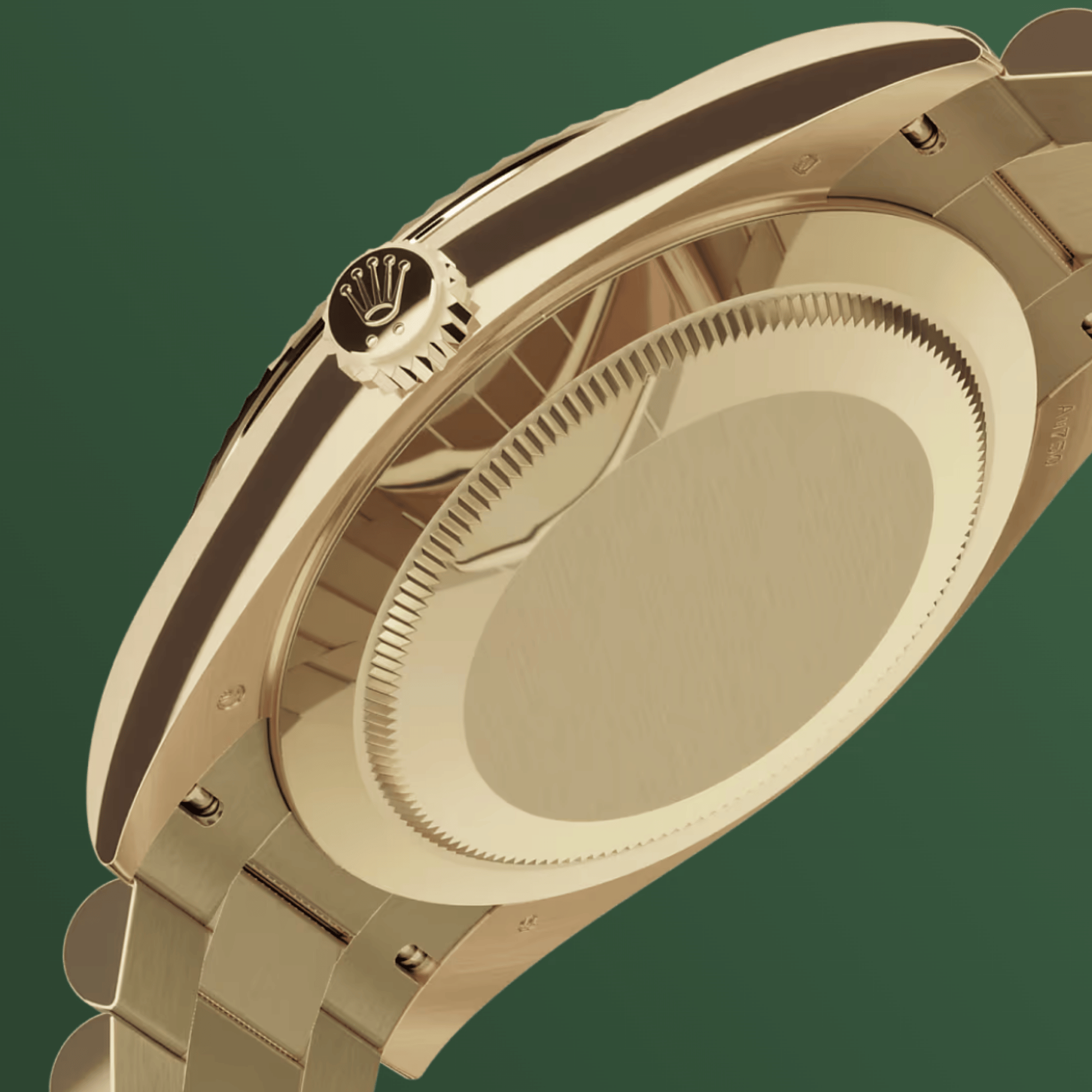 Day-Date Yellow Gold Green Dial 40mm Product Image 2