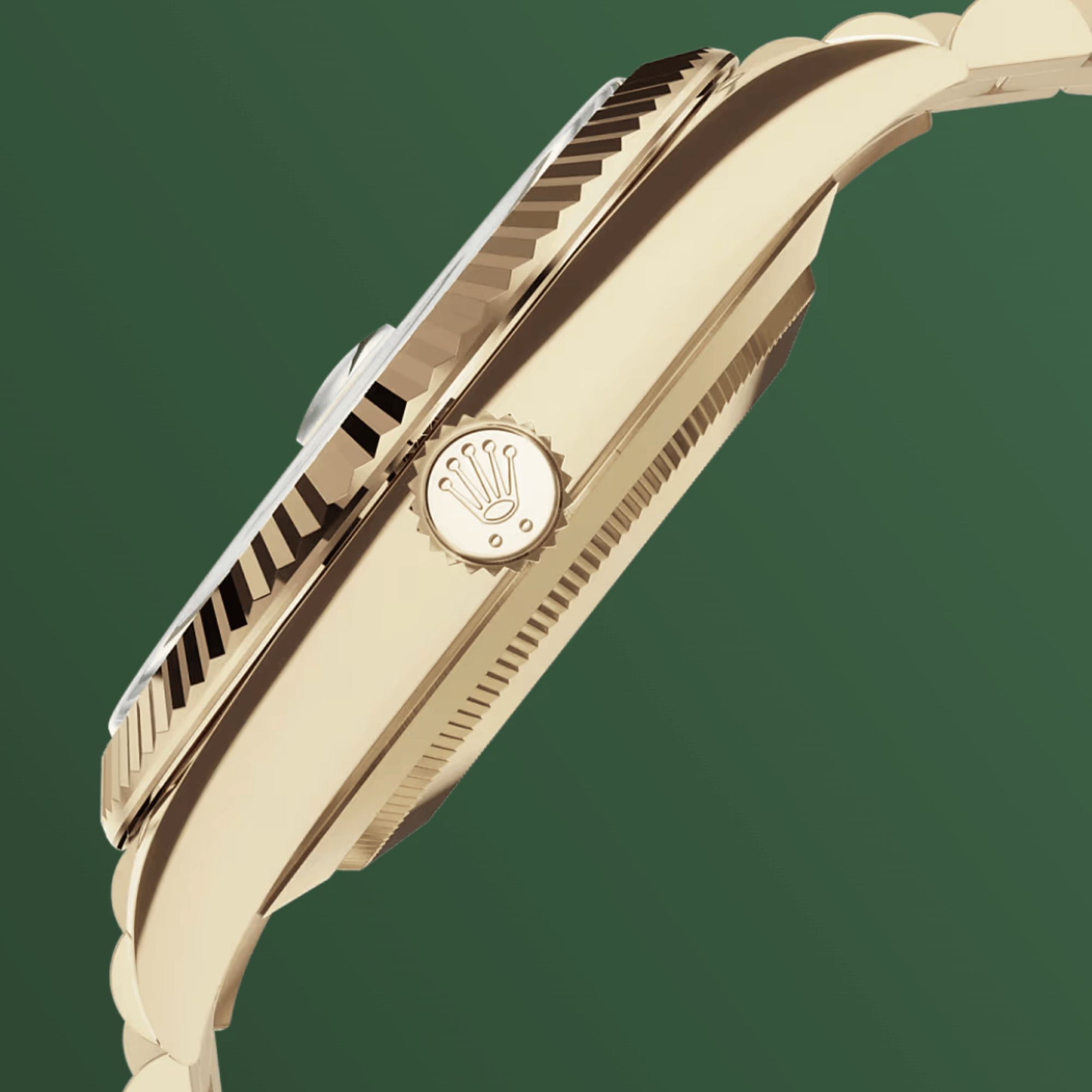 Day-Date Yellow Gold "Ombré" Green Dial Product Image 3