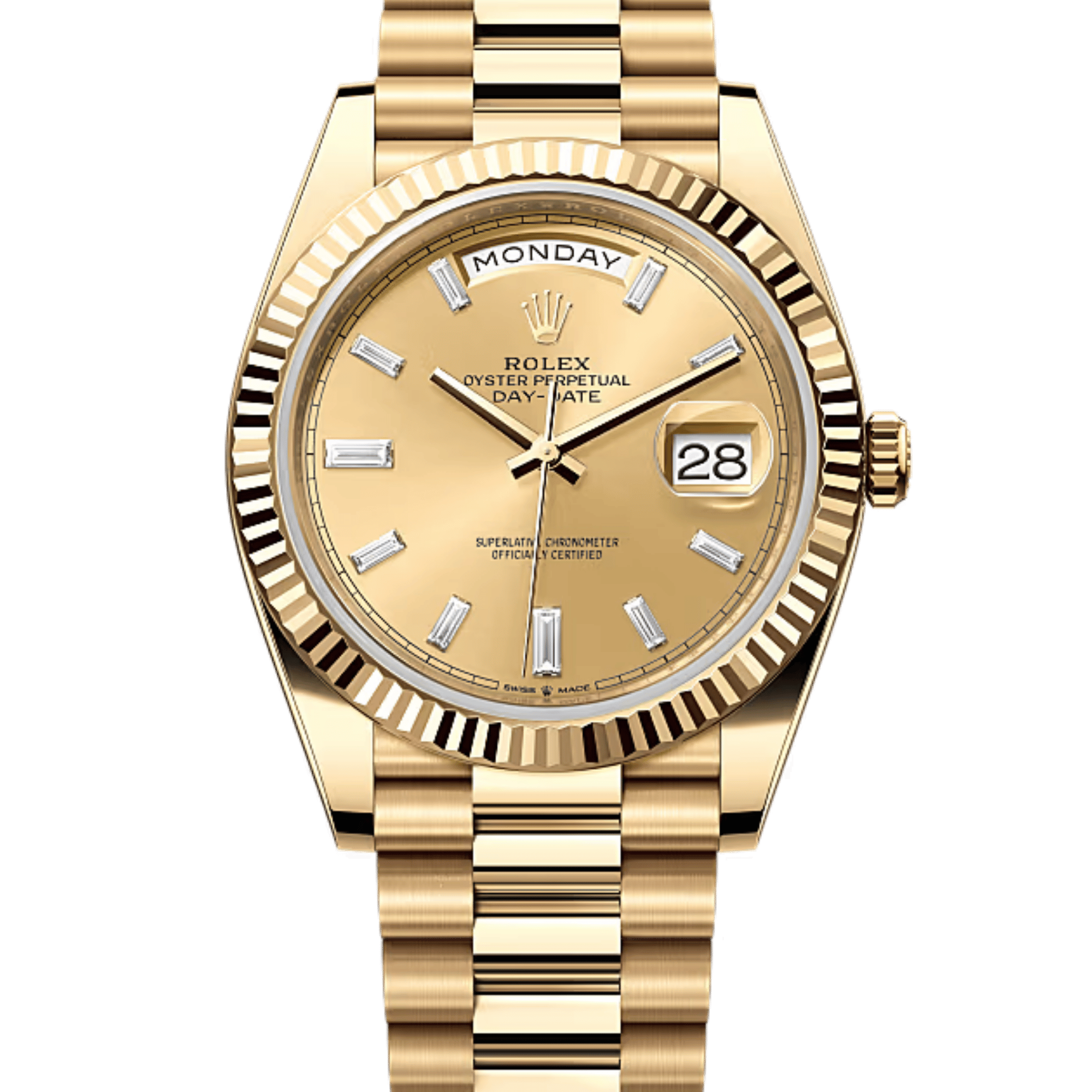 Day-Date Yellow Gold Champagne Dial 40mm Product Image 1