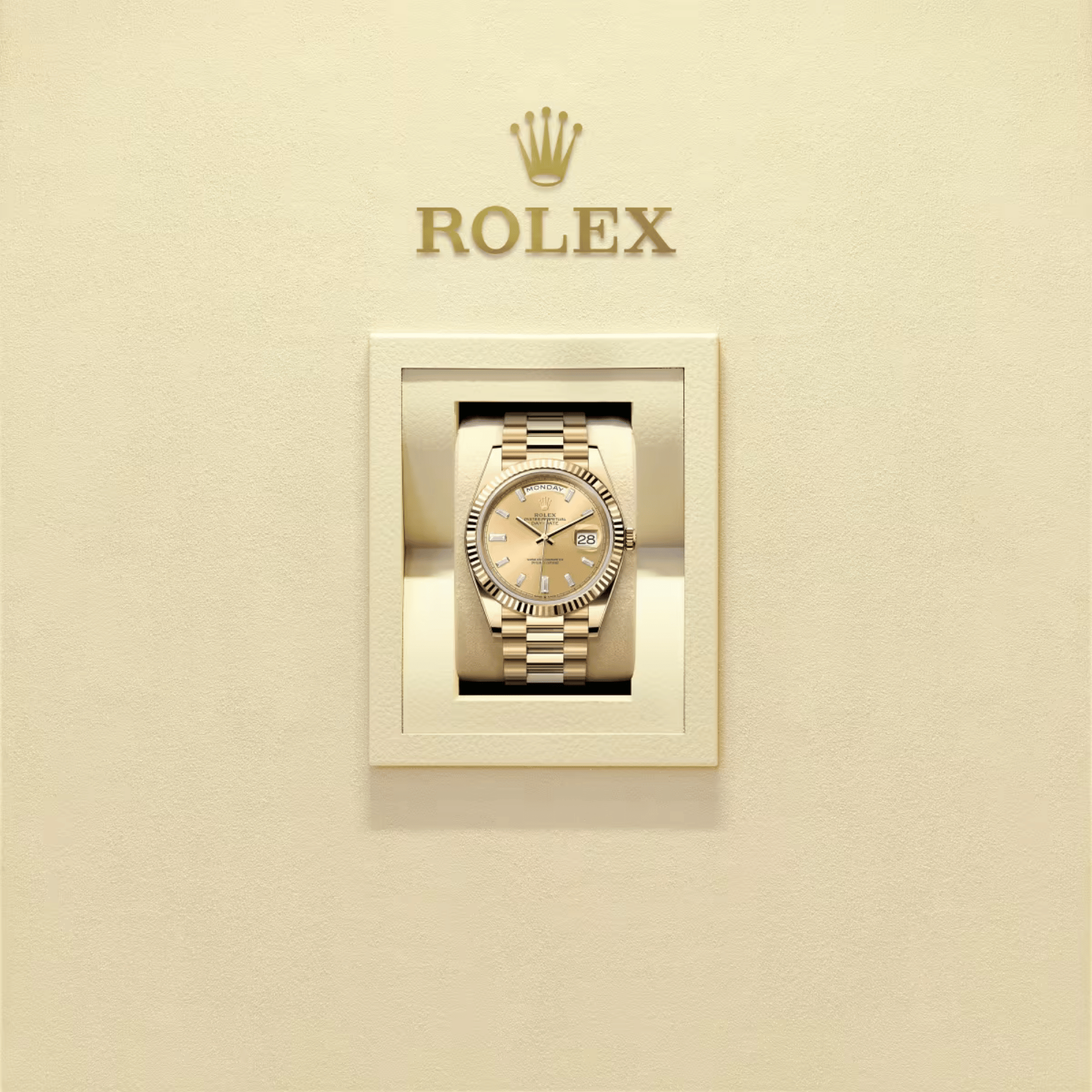 Day-Date Yellow Gold Champagne Dial 40mm Product Image 4