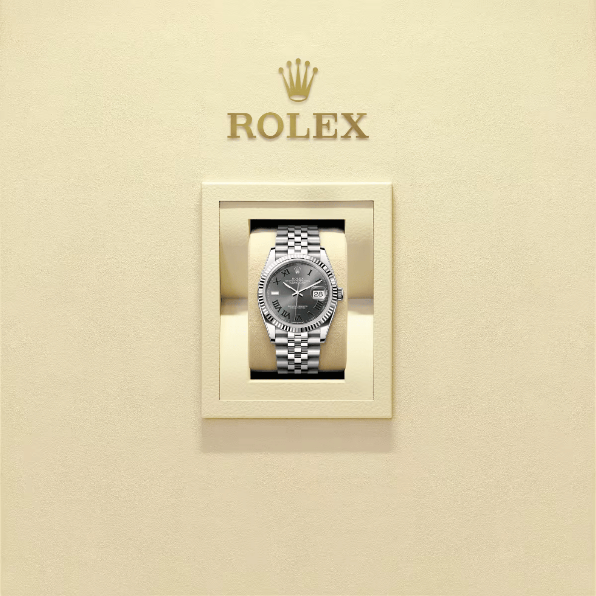 Datejust "Wimbledon" Steel Jubilee Grey Dial 36mm Product Image 5