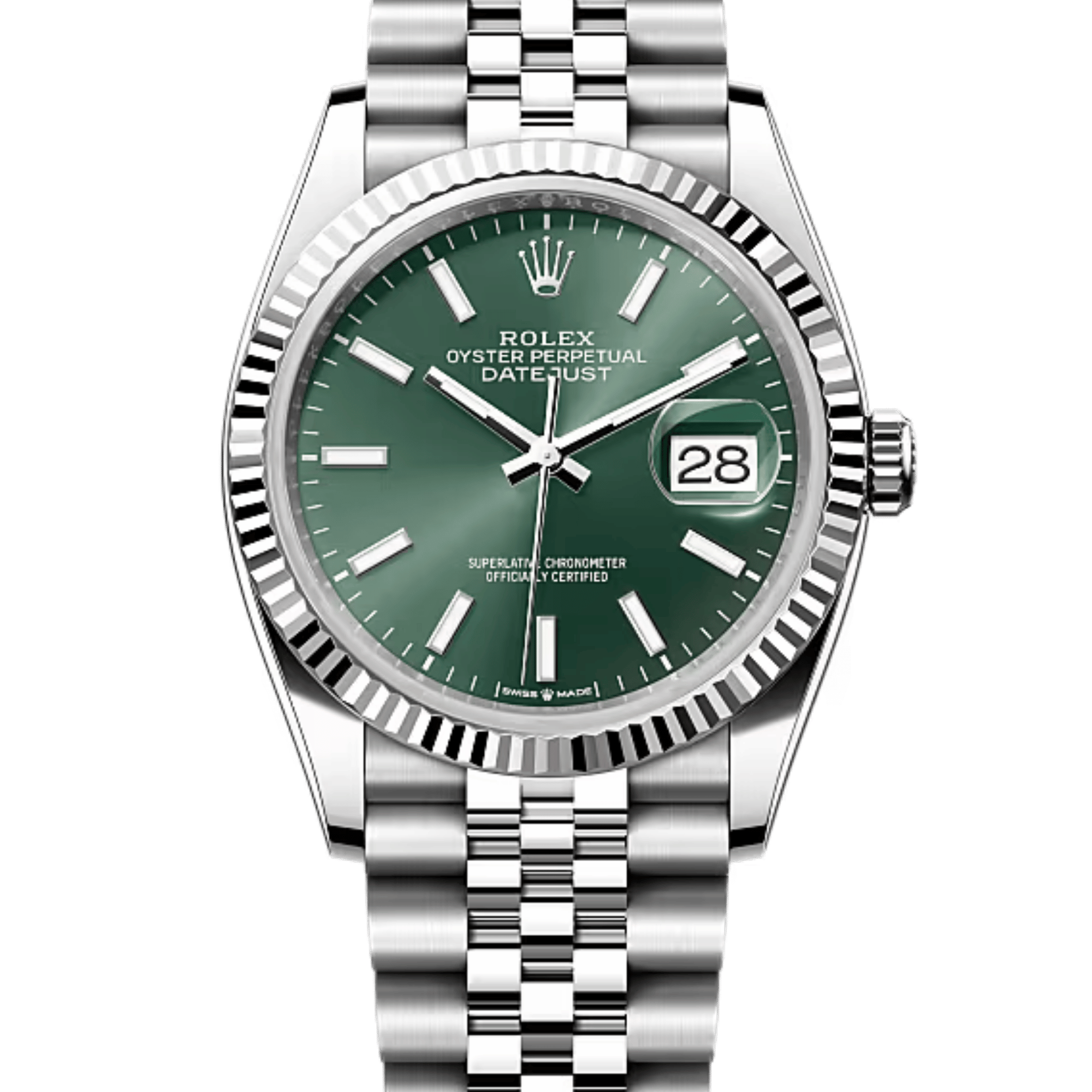 Datejust Steel Jubilee Green Dial 36mm Product Image 1