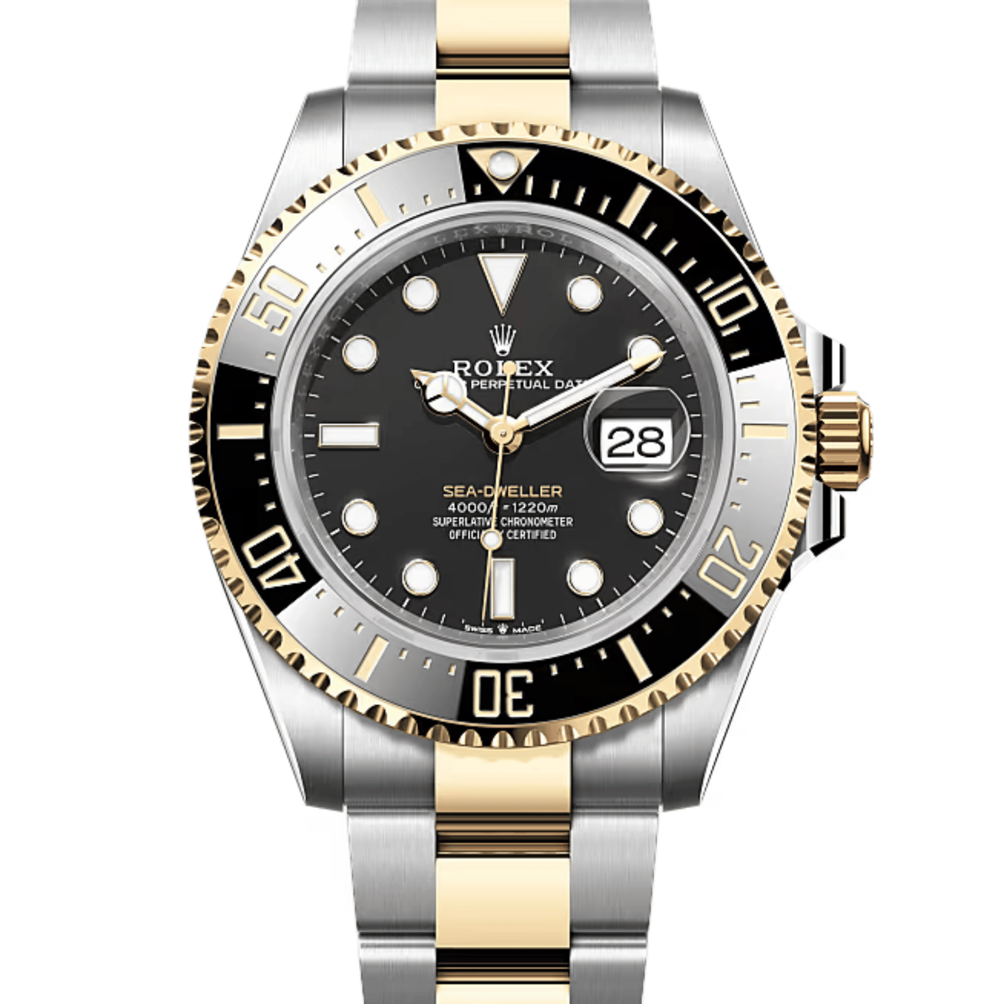 Sea-Dweller Yellow Gold & Steel Black Dial 43mm Product Image 1